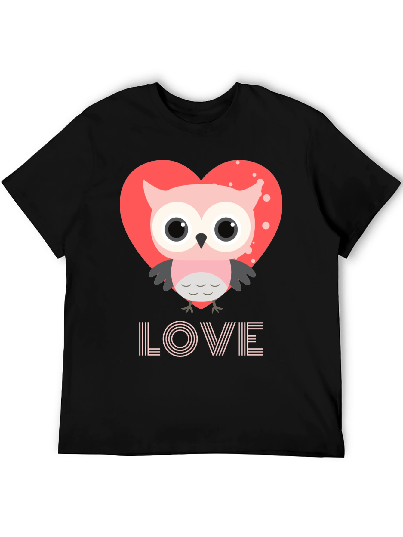 Owl Love Graphic Tee - Cute Valentines Day Shirt