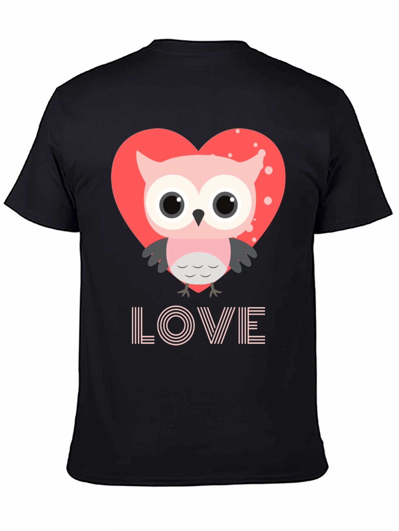 Owl Love Graphic Tee - Cute Valentines Day Shirt