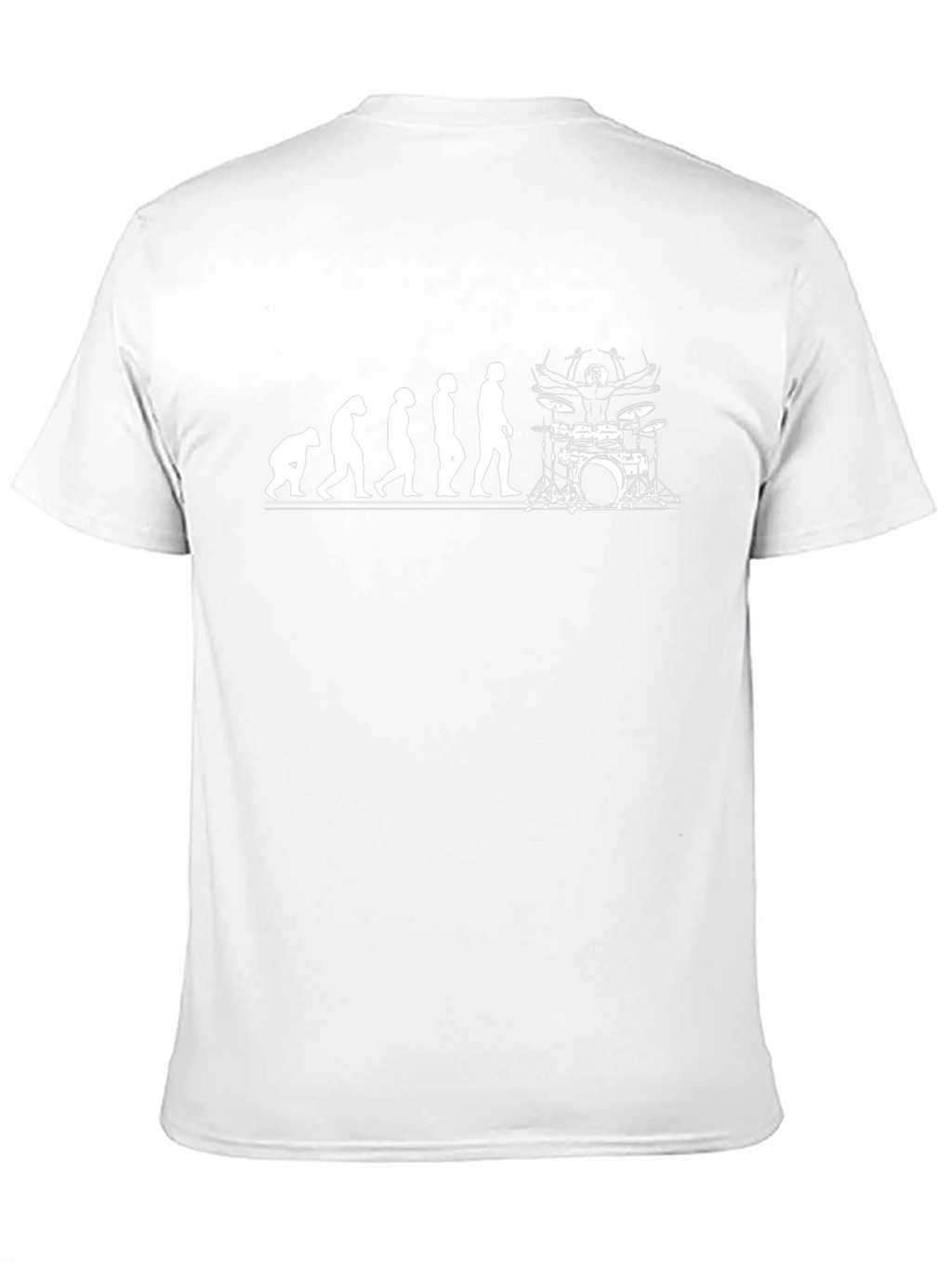 Evolution of Drummer T-Shirt - Black Cotton Tee