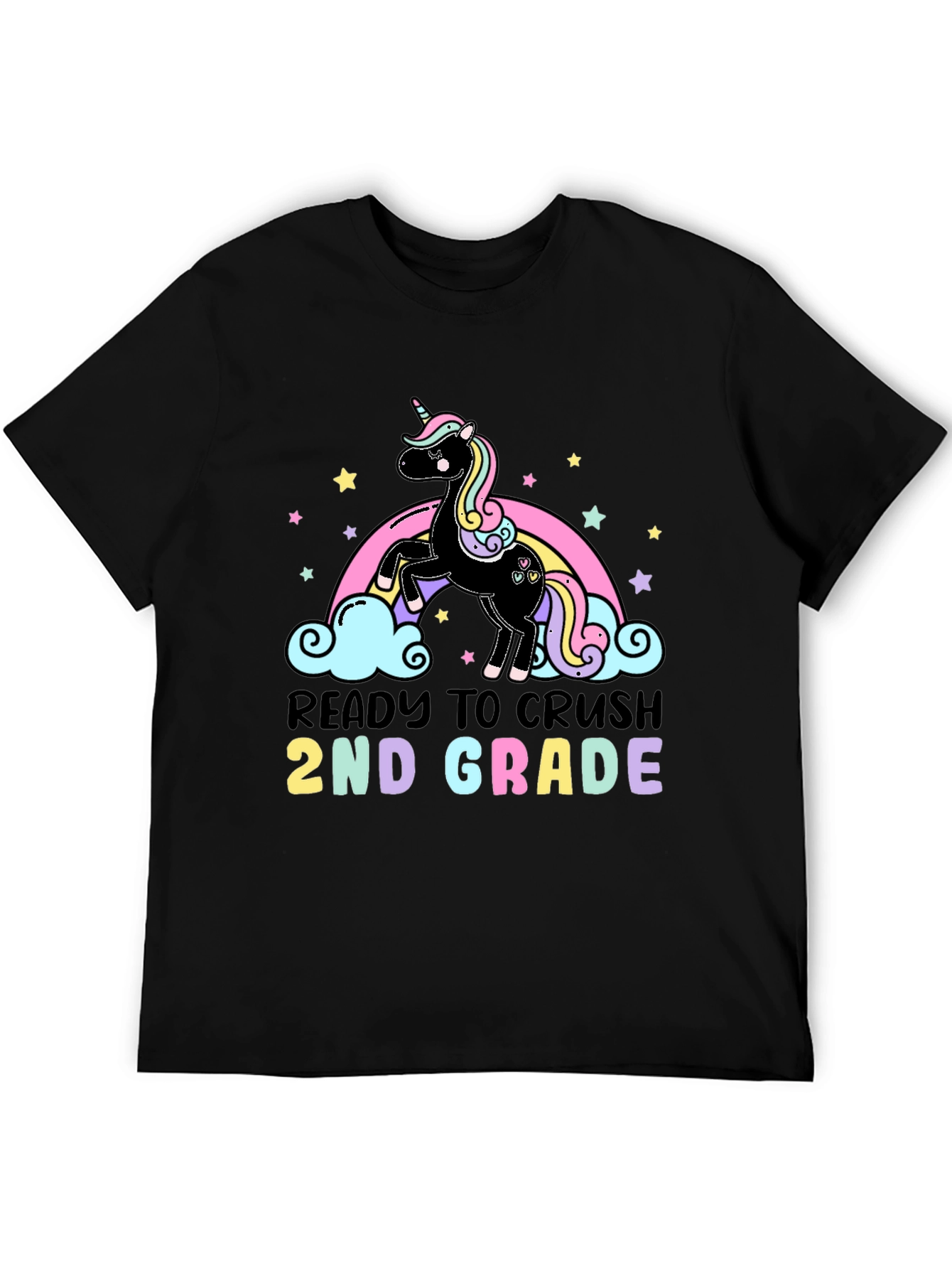 Ready to Crush 2nd Grade Unicorn T-Shirt