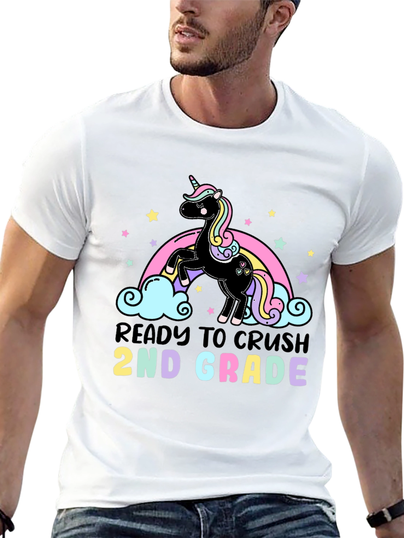 Ready to Crush 2nd Grade Unicorn T-Shirt