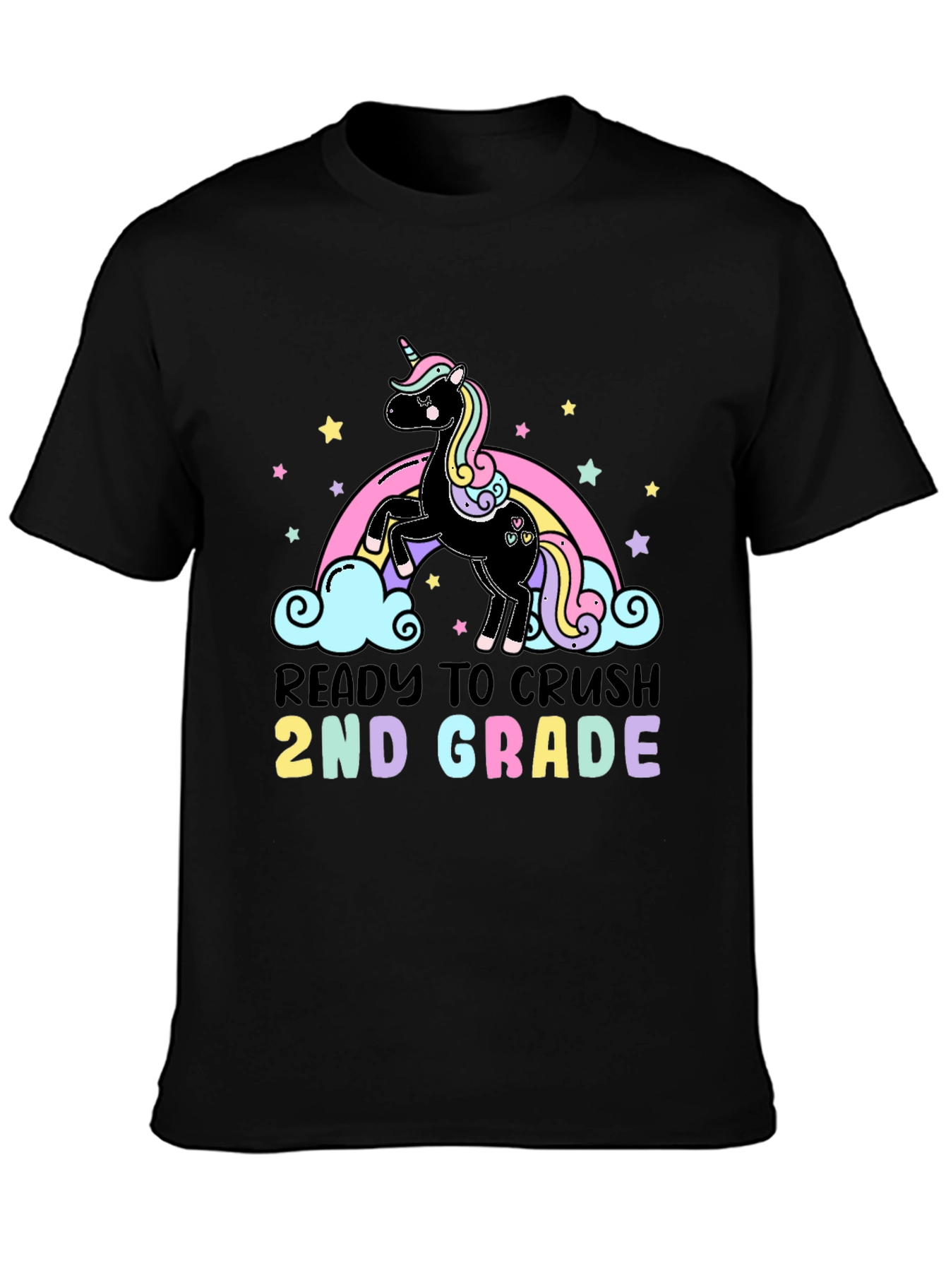 Ready to Crush 2nd Grade Unicorn T-Shirt