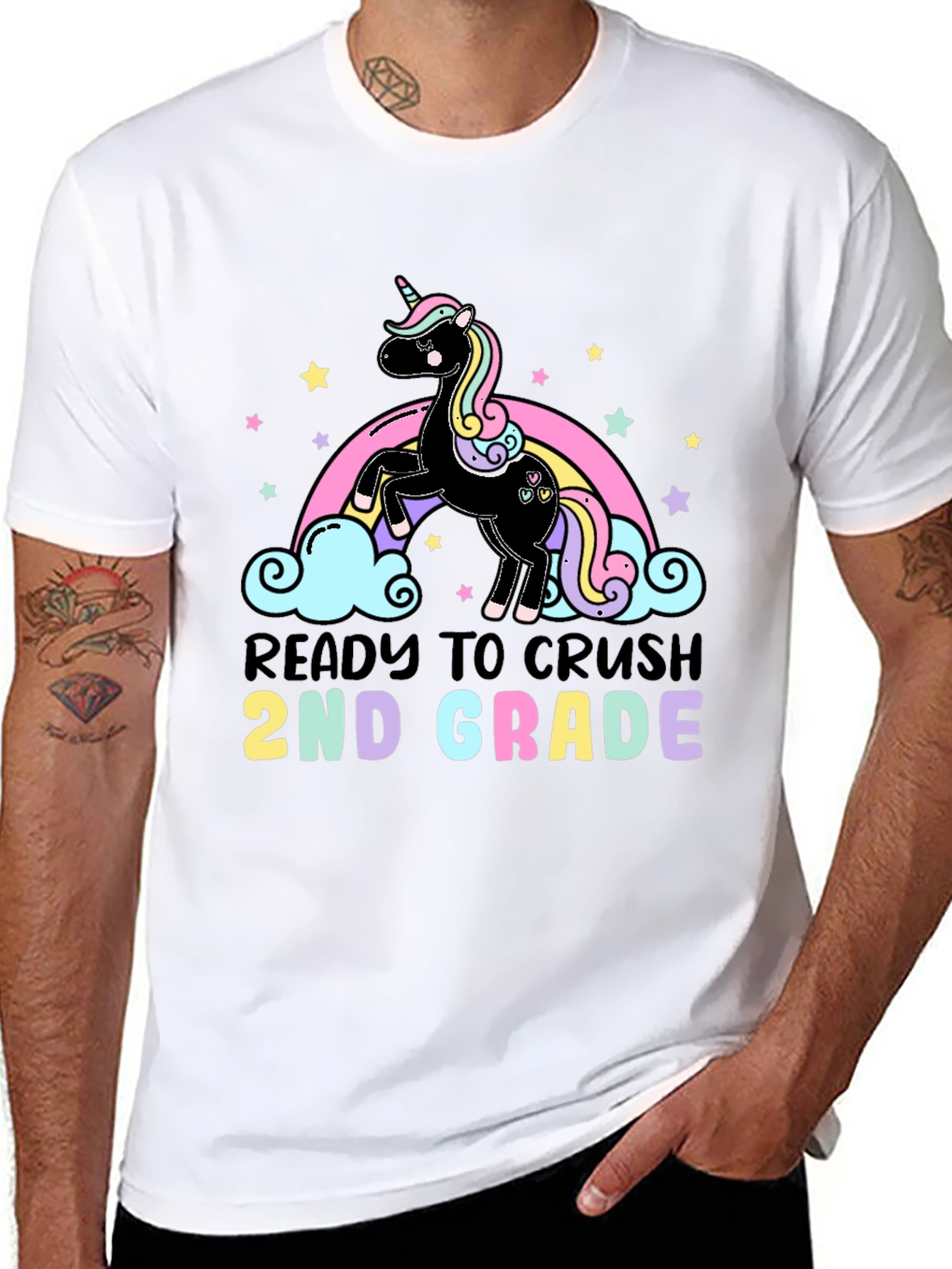 Ready to Crush 2nd Grade Unicorn T-Shirt
