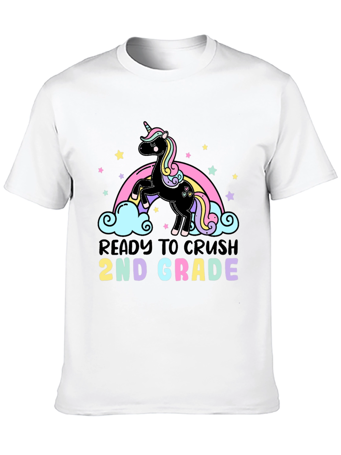 Ready to Crush 2nd Grade Unicorn T-Shirt