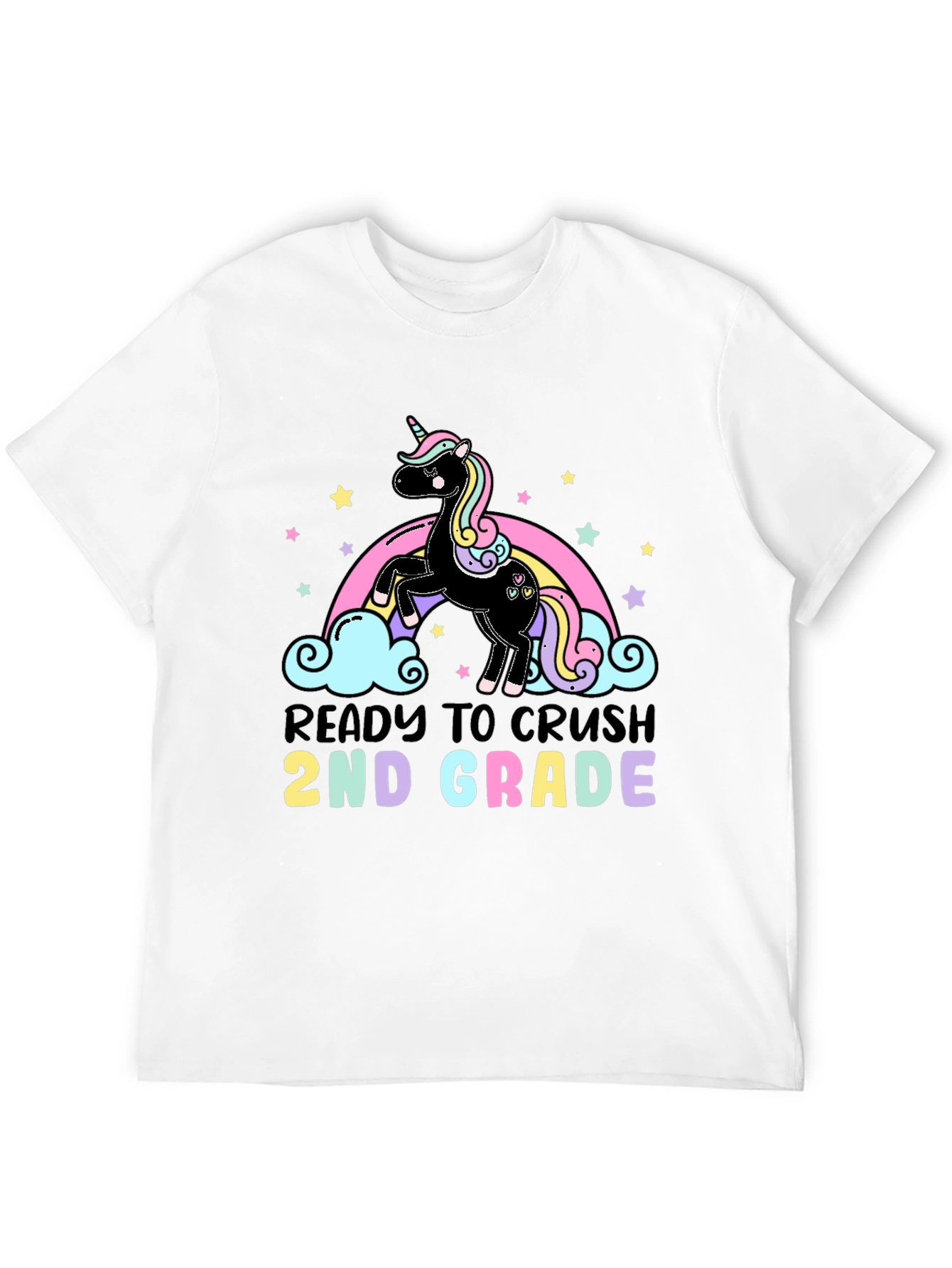 Ready to Crush 2nd Grade Unicorn T-Shirt