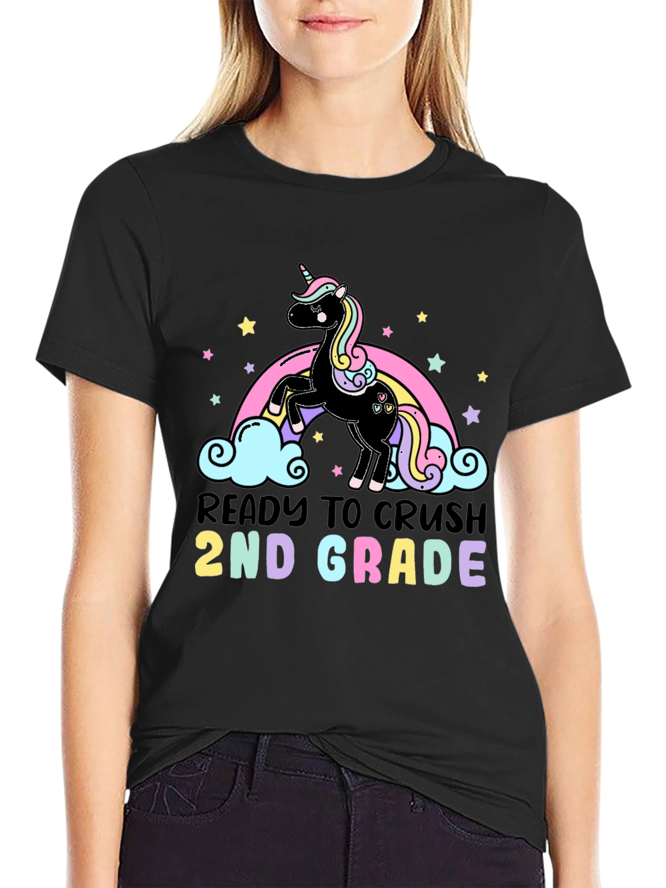 Ready to Crush 2nd Grade Unicorn T-Shirt
