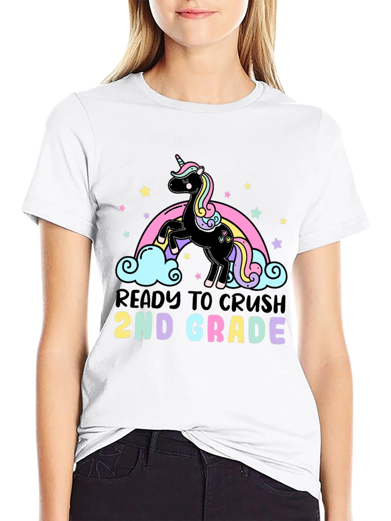 Ready to Crush 2nd Grade Unicorn T-Shirt