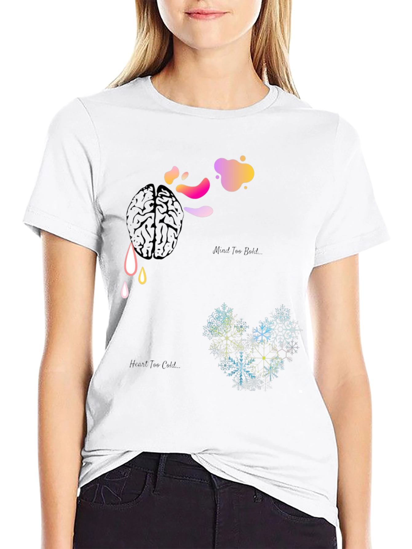 Mind Too Bold Heart Too Cold Graphic Tee
