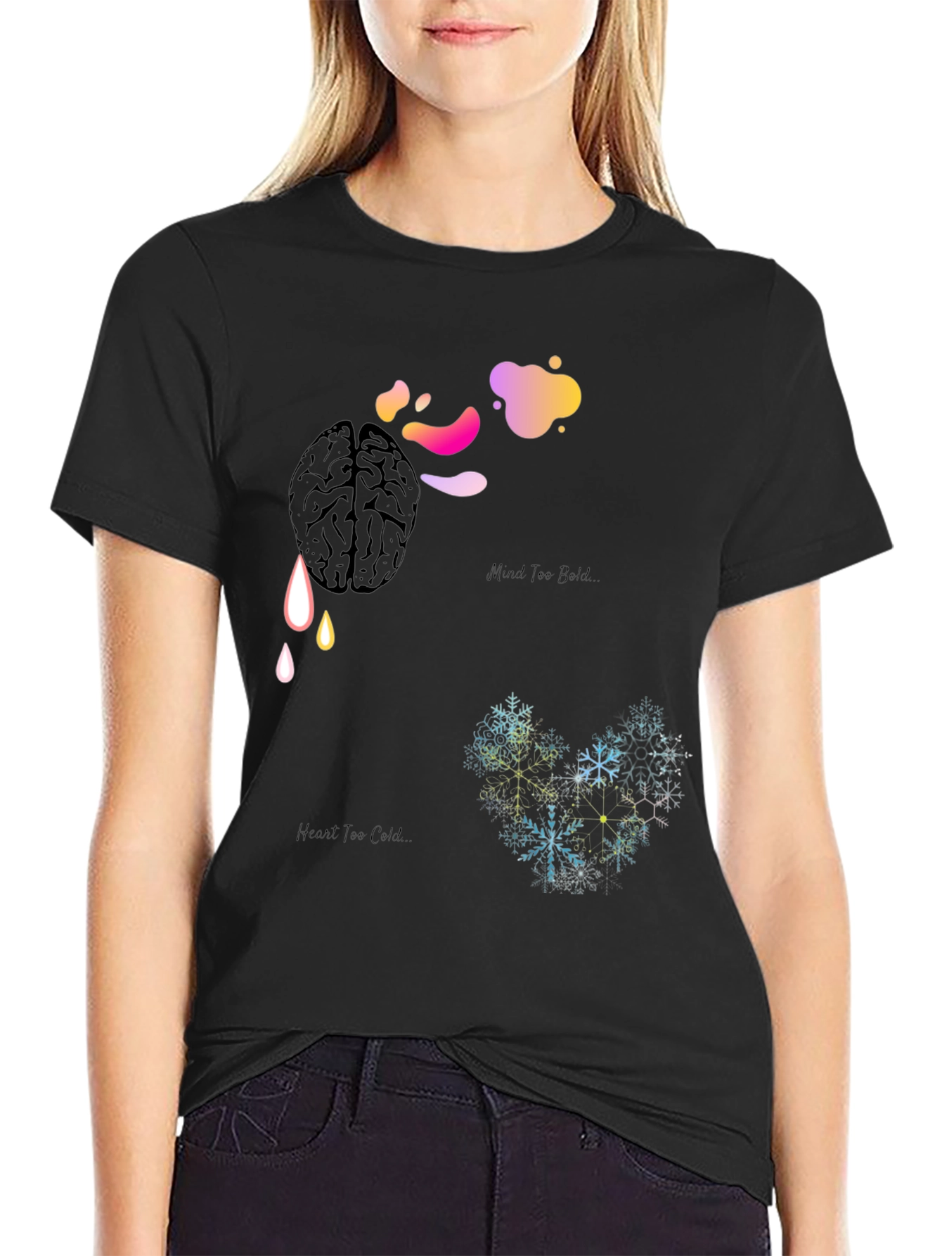 Mind Too Bold Heart Too Cold Graphic Tee