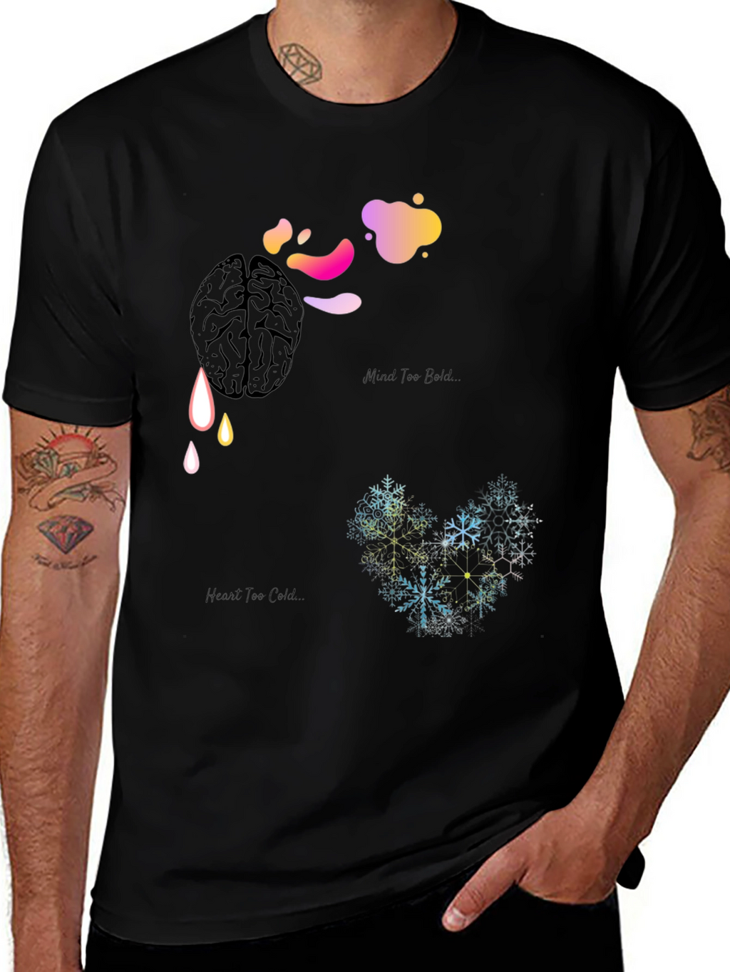 Mind Too Bold Heart Too Cold Graphic Tee