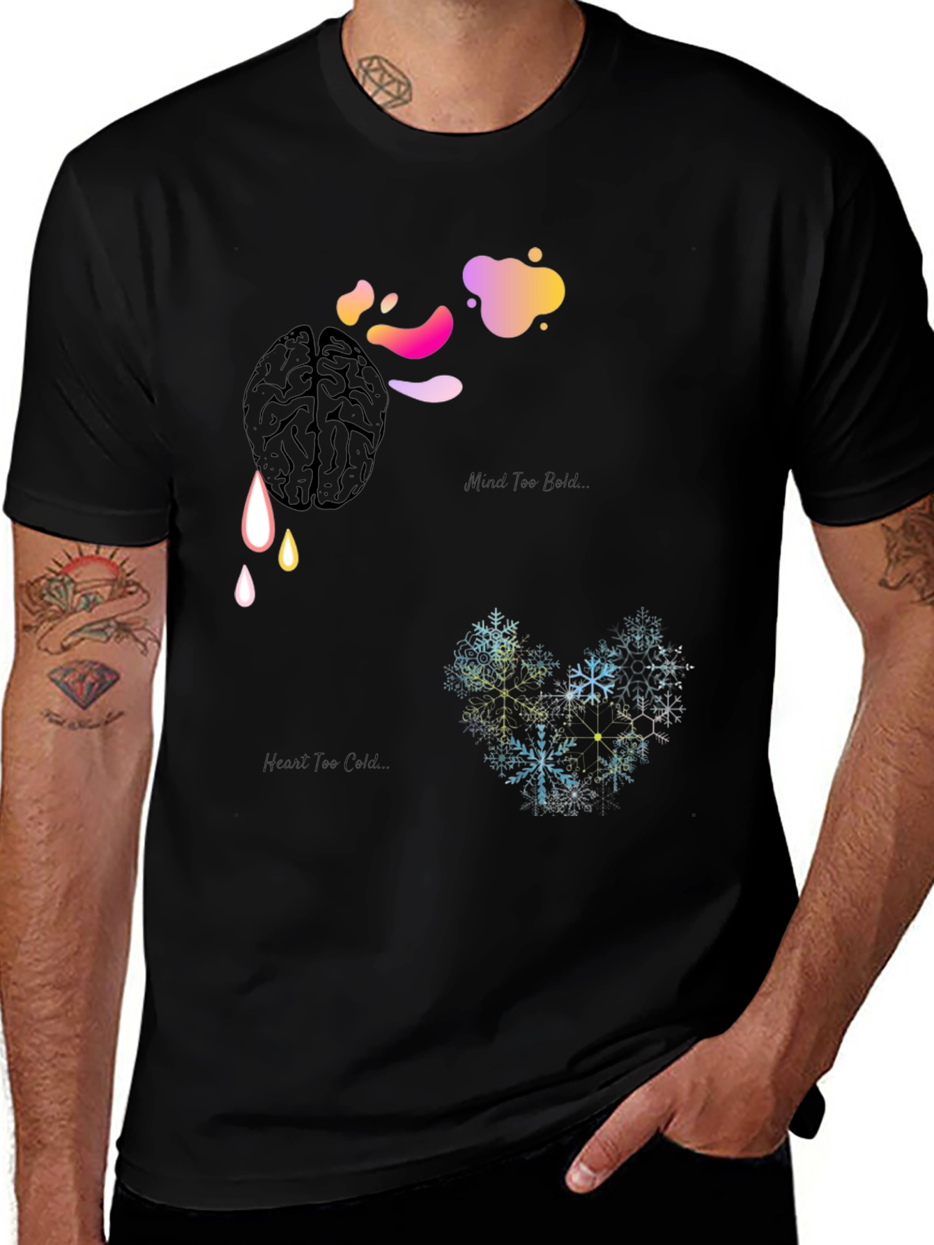 Mind Too Bold Heart Too Cold Graphic Tee