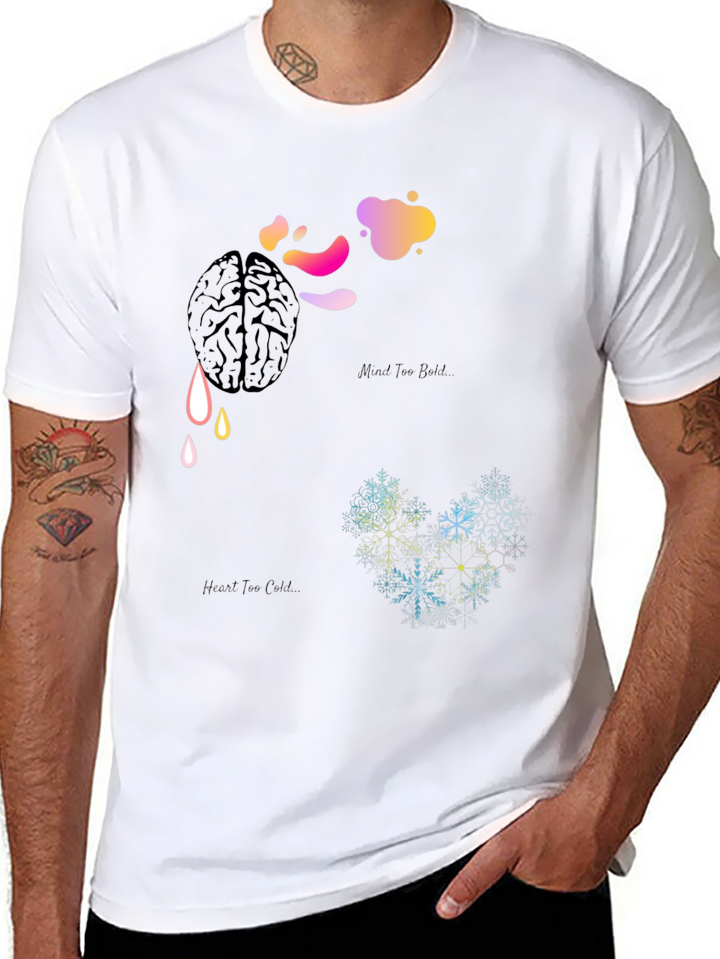 Mind Too Bold Heart Too Cold Graphic Tee