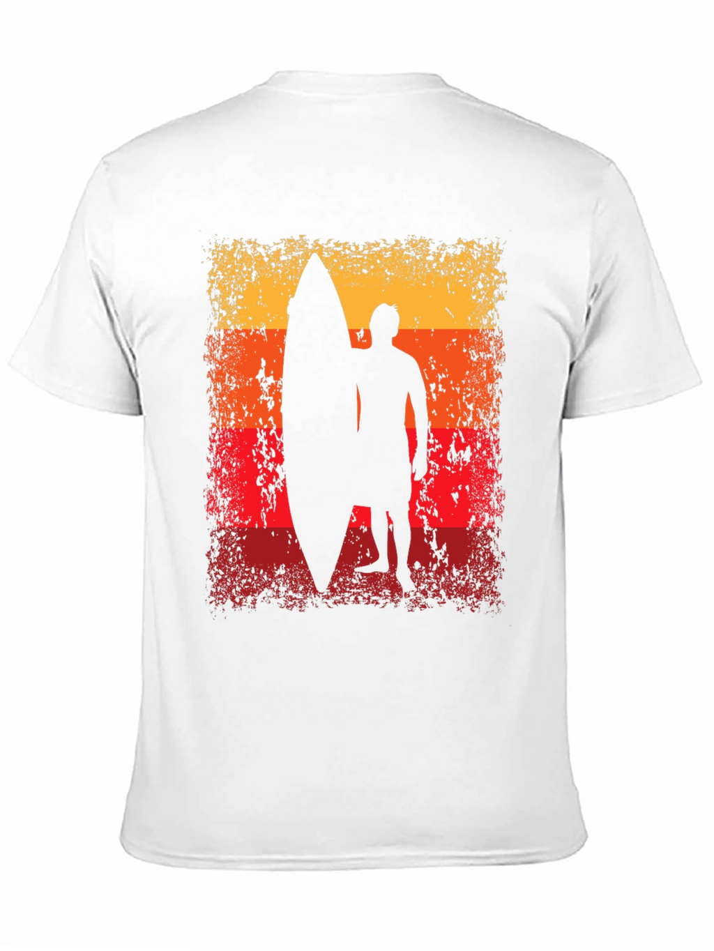 Sunset Surfer Graphic Tee - Black