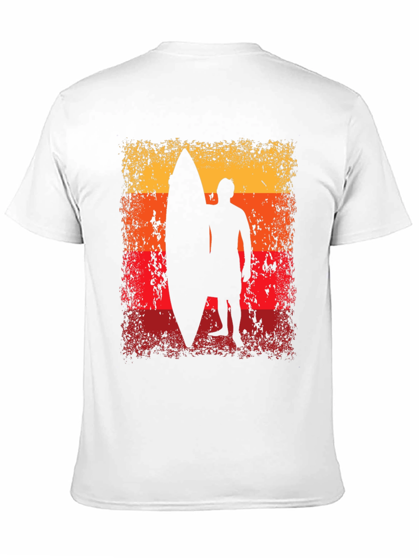 Sunset Surfer Graphic Tee - Black