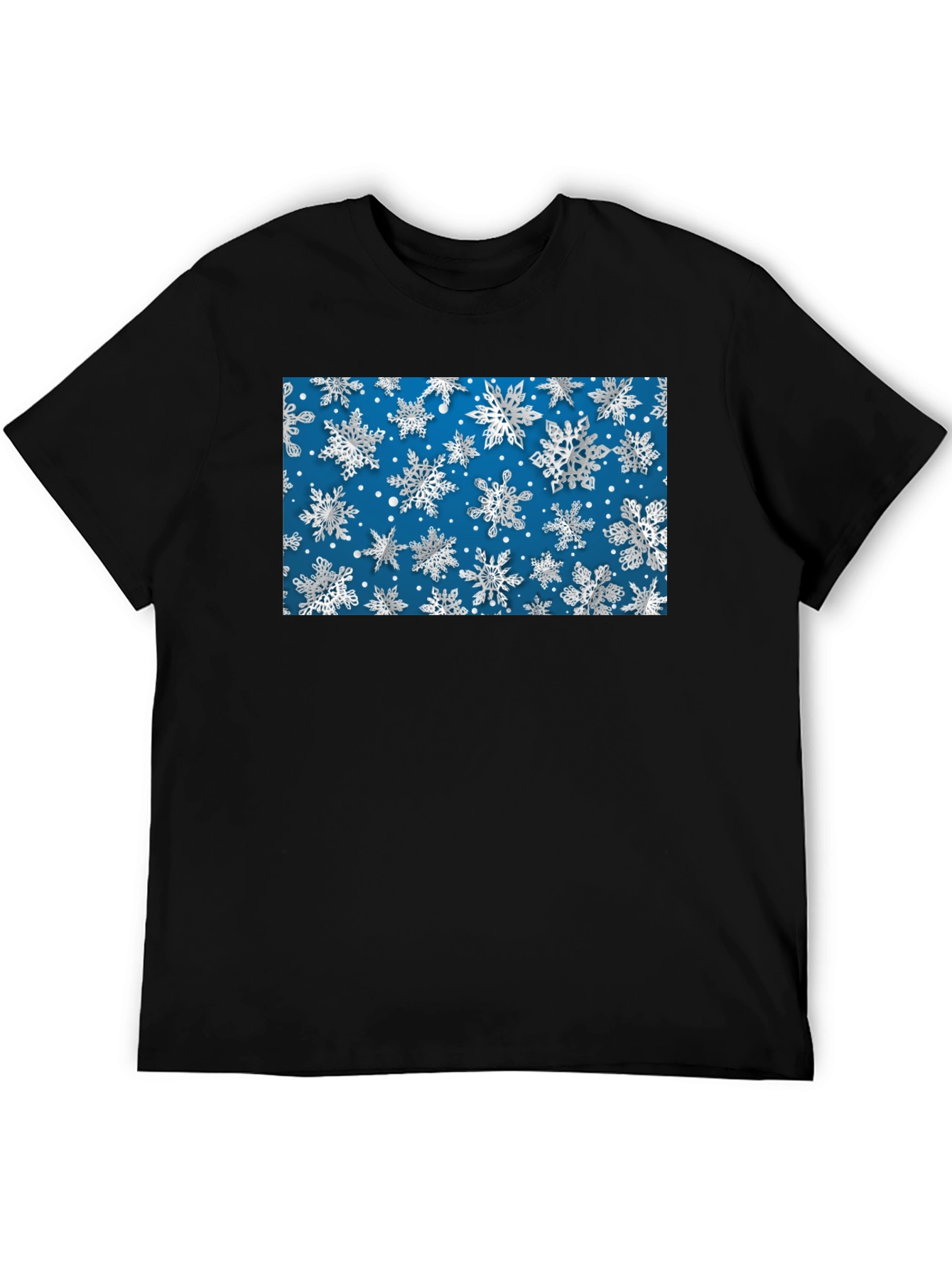 Snowflake Pattern T-Shirt - Holiday Style!