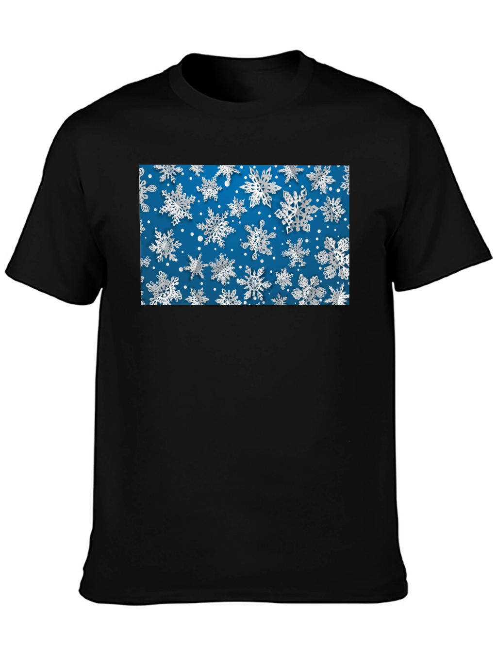 Snowflake Pattern T-Shirt - Holiday Style!
