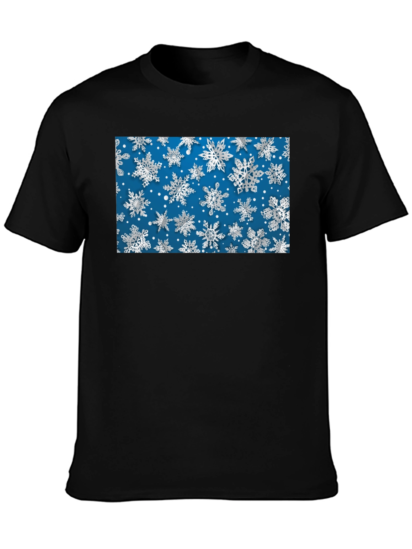 Snowflake Pattern T-Shirt - Holiday Style!