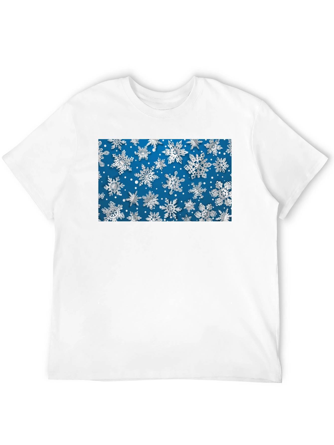 Snowflake Pattern T-Shirt - Holiday Style!