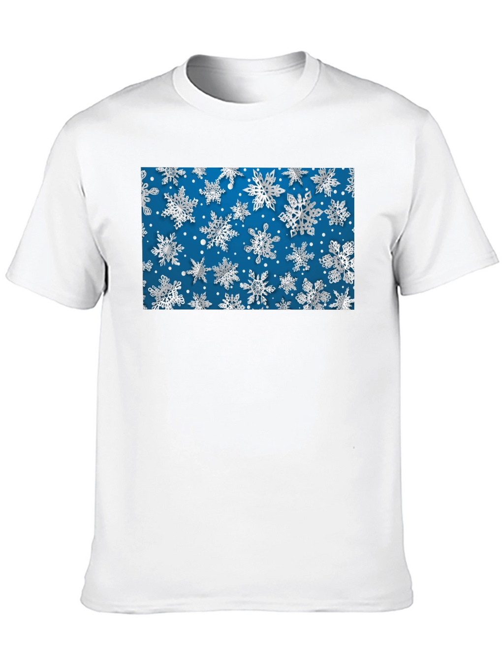 Snowflake Pattern T-Shirt - Holiday Style!