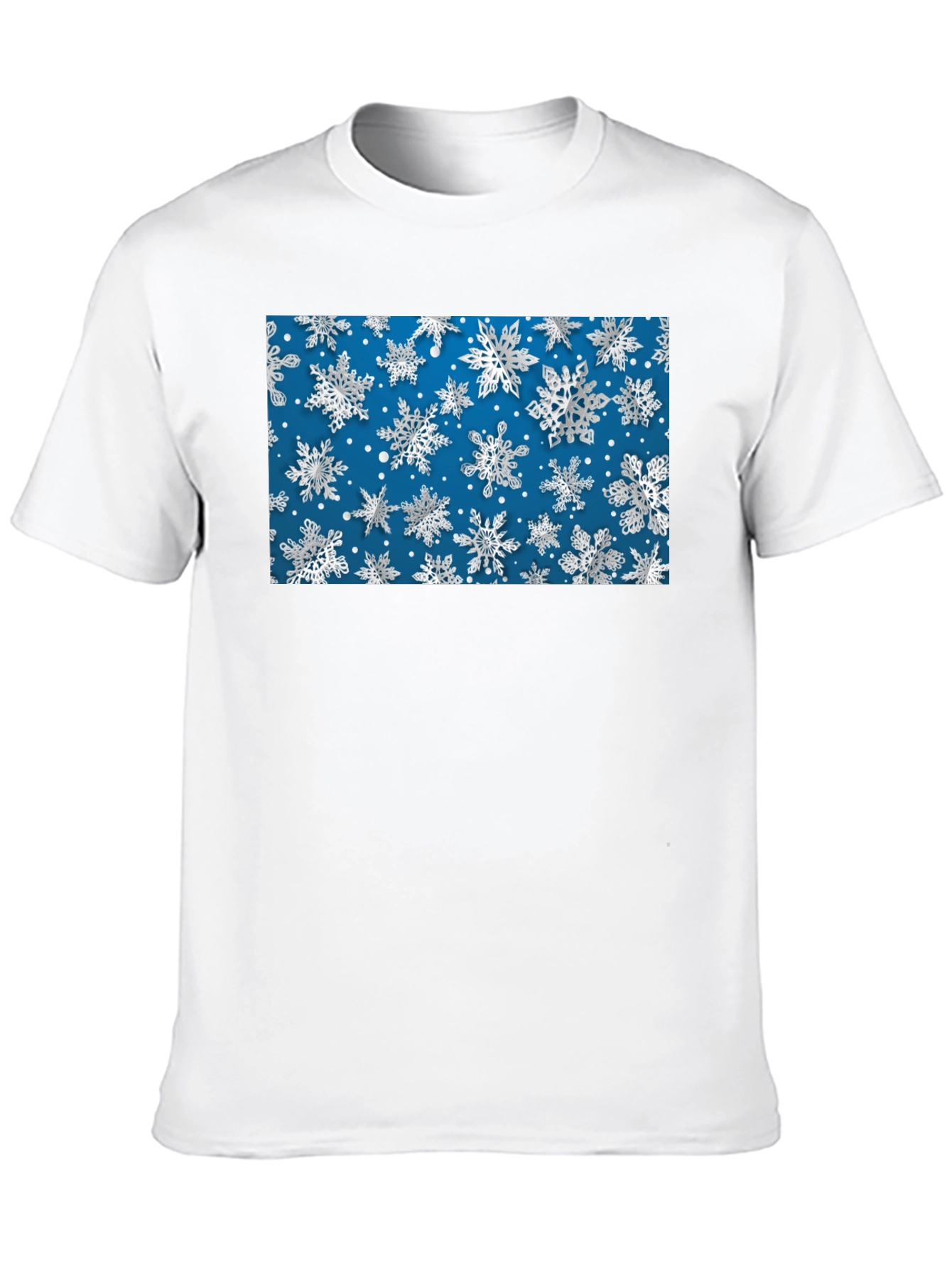 Snowflake Pattern T-Shirt - Holiday Style!