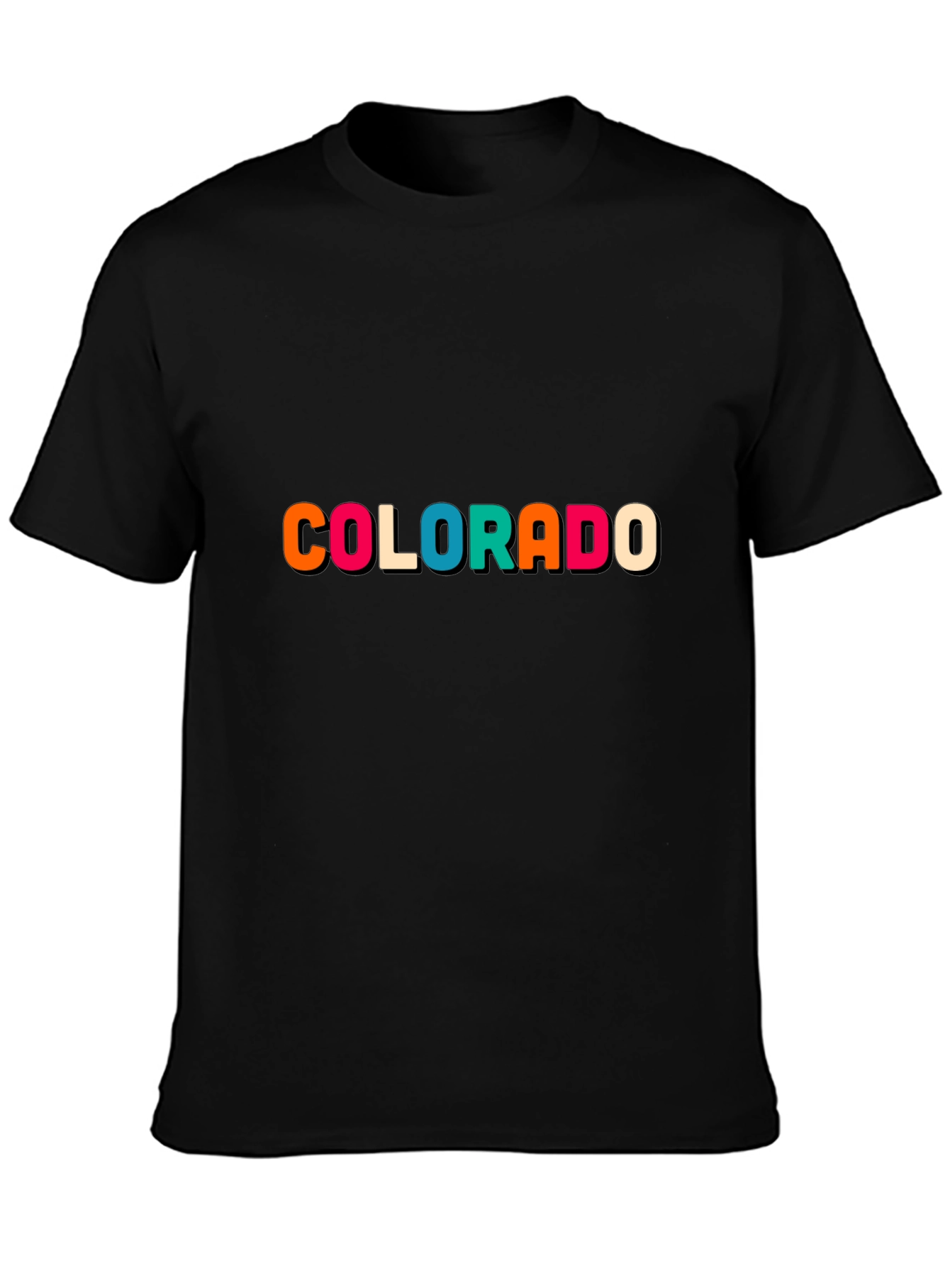 Colorado Graphic T-Shirt - Colorful Retro Design