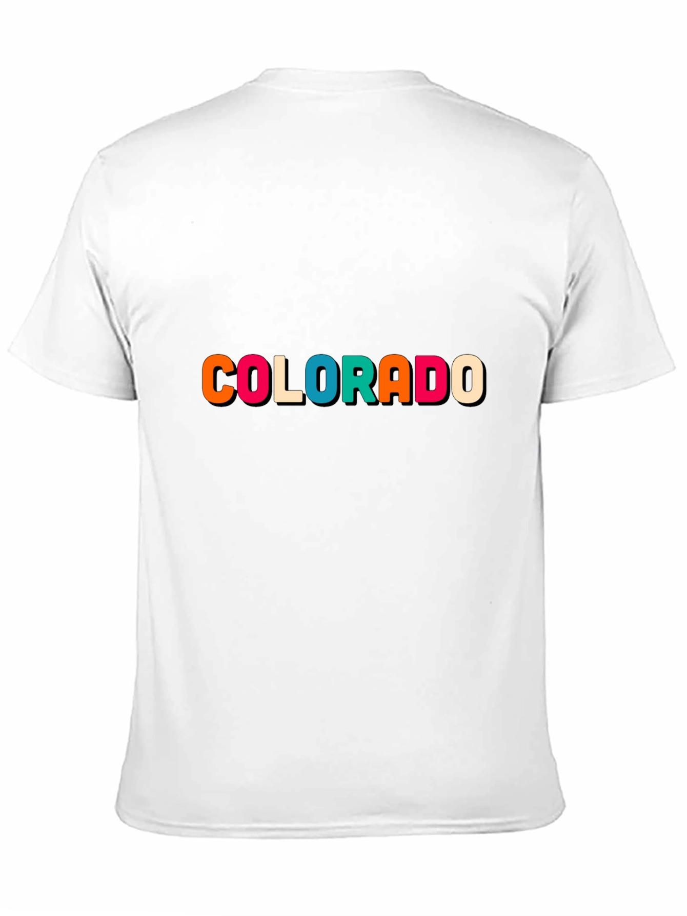 Colorado Graphic T-Shirt - Colorful Retro Design
