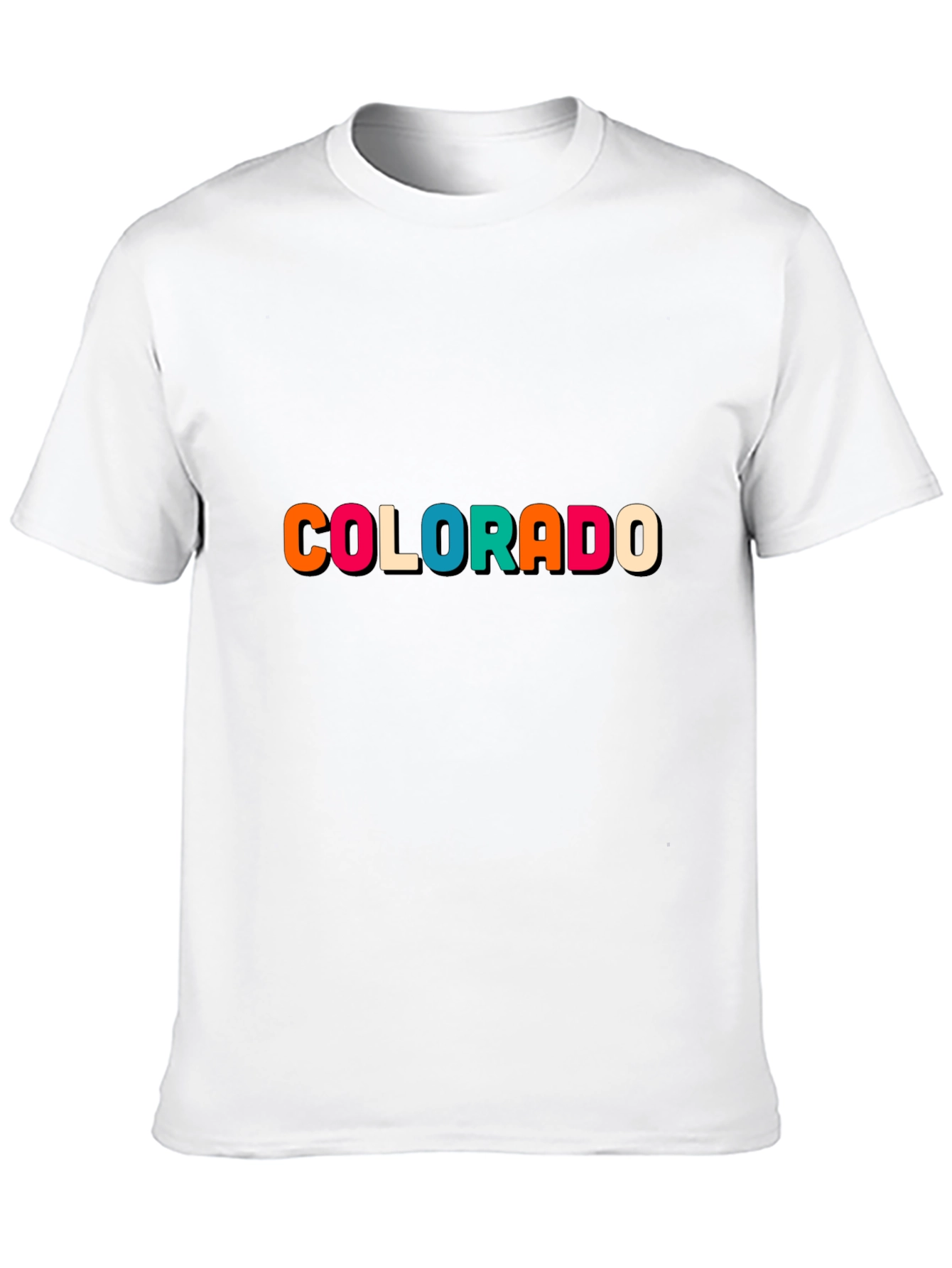 Colorado Graphic T-Shirt - Colorful Retro Design