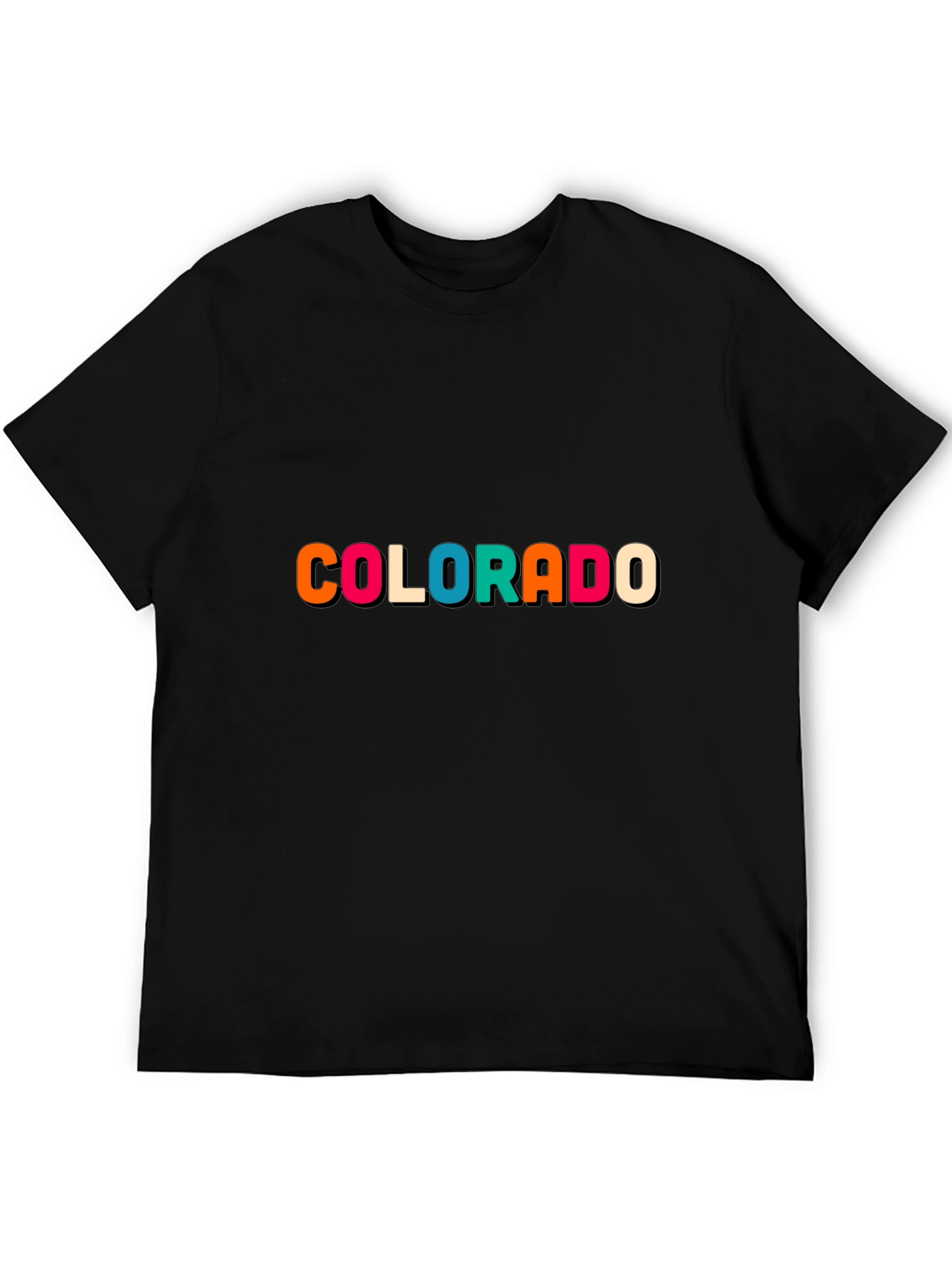Colorado Graphic T-Shirt - Colorful Retro Design