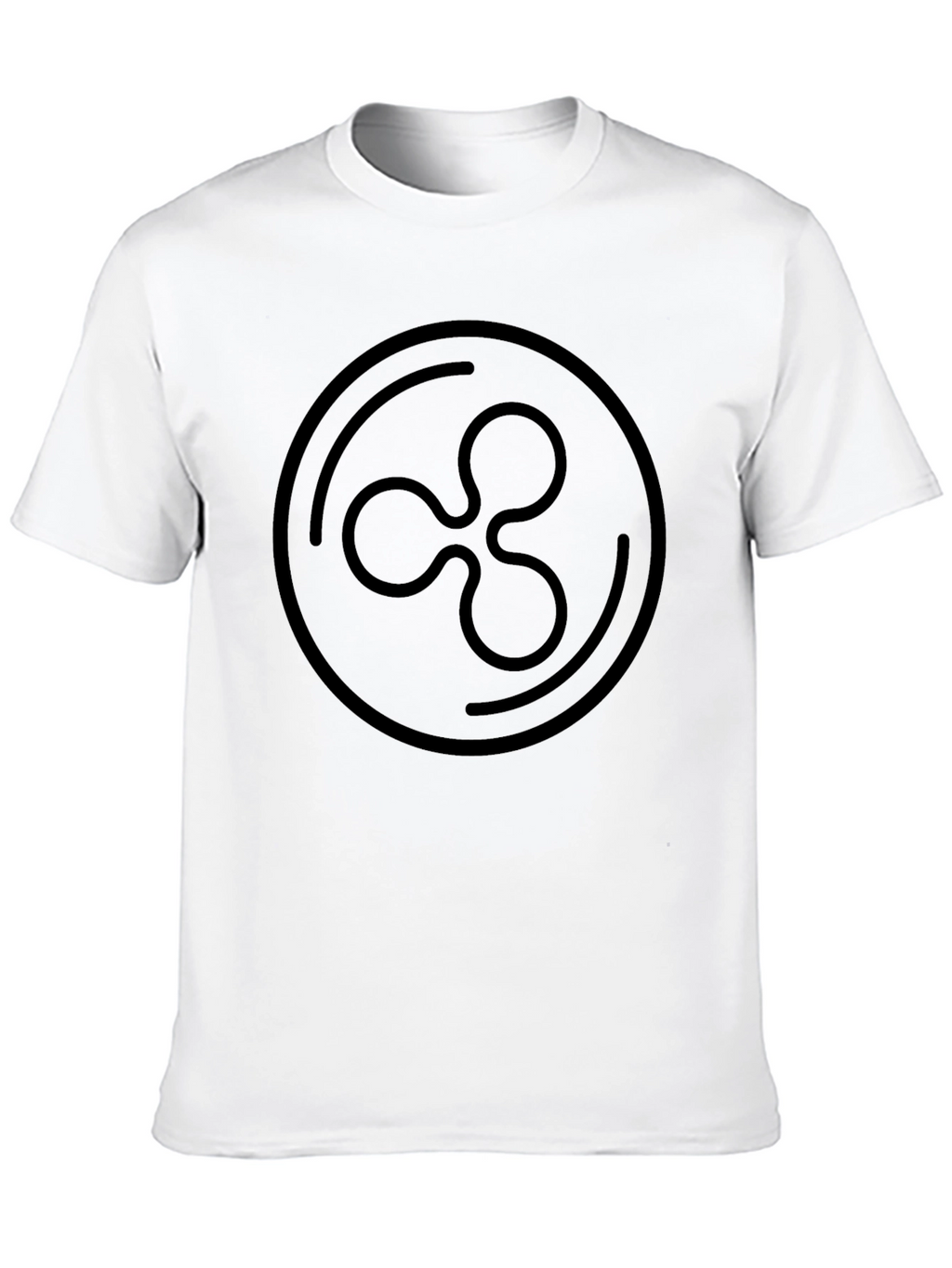 Ripple Crypto T-Shirt - Black Cryptocurrency Tee