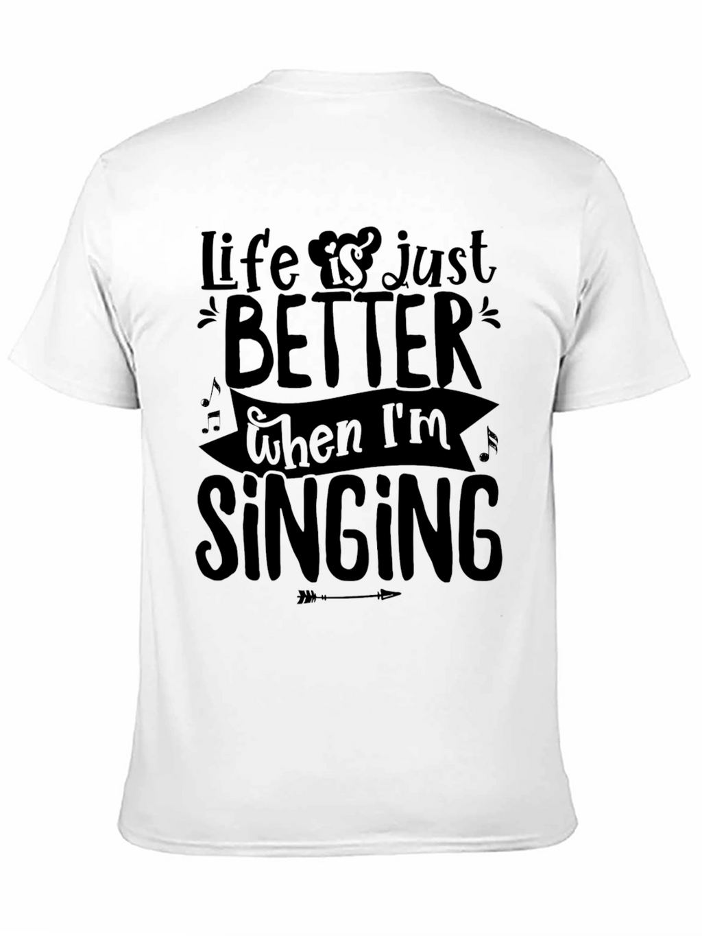 Life is Better Singing Tee