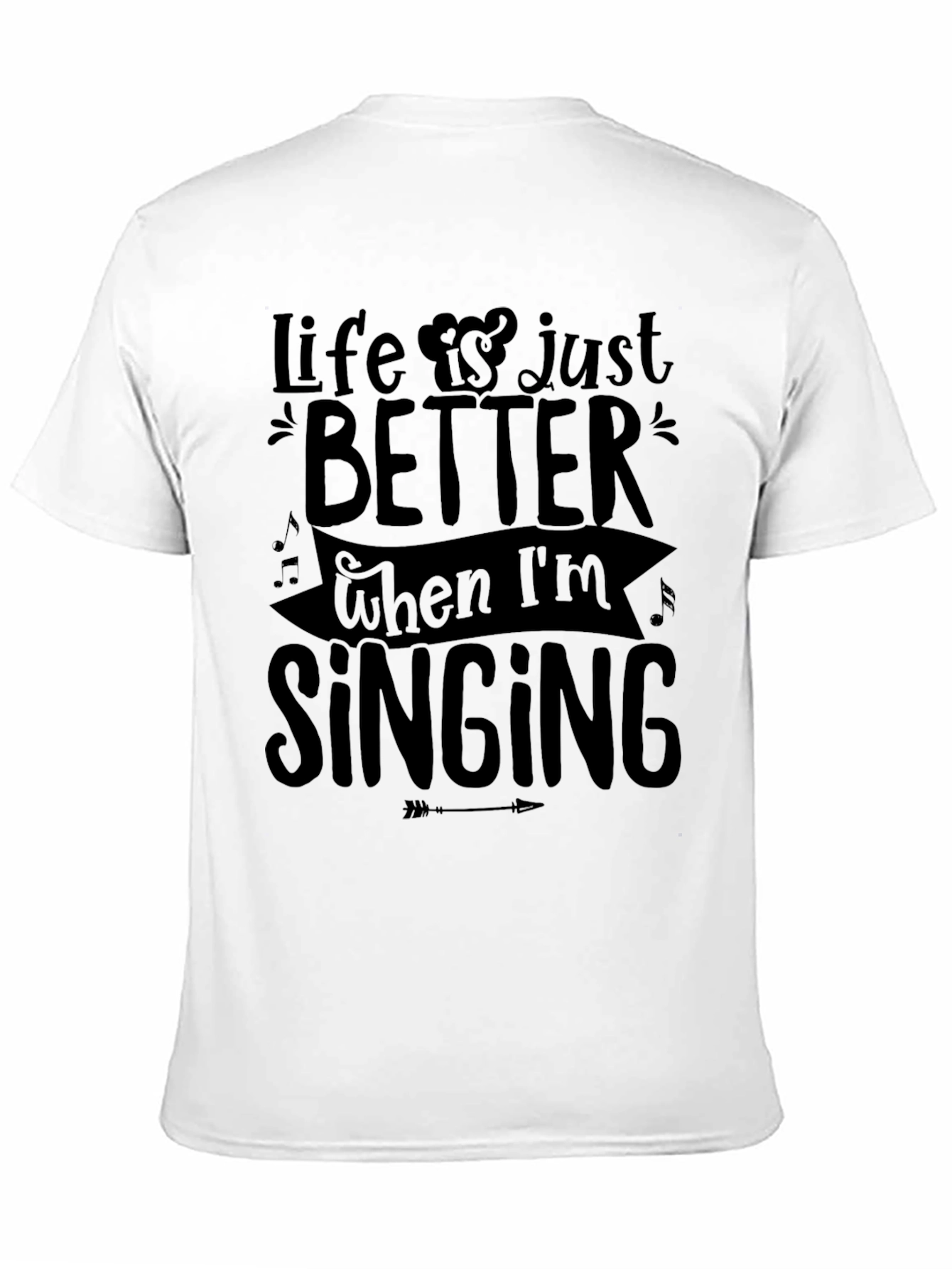 Life is Better Singing Tee