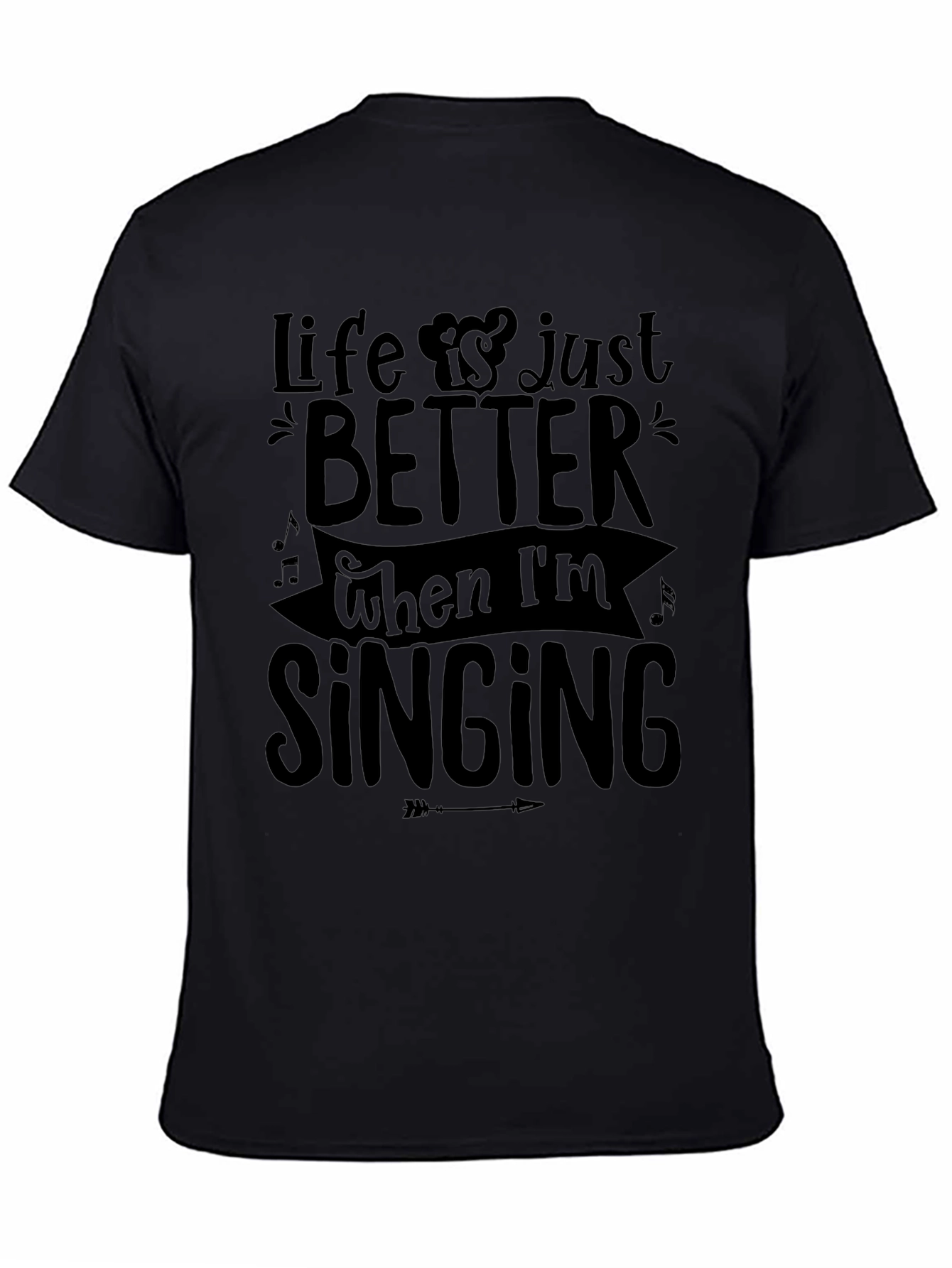 Life is Better Singing Tee