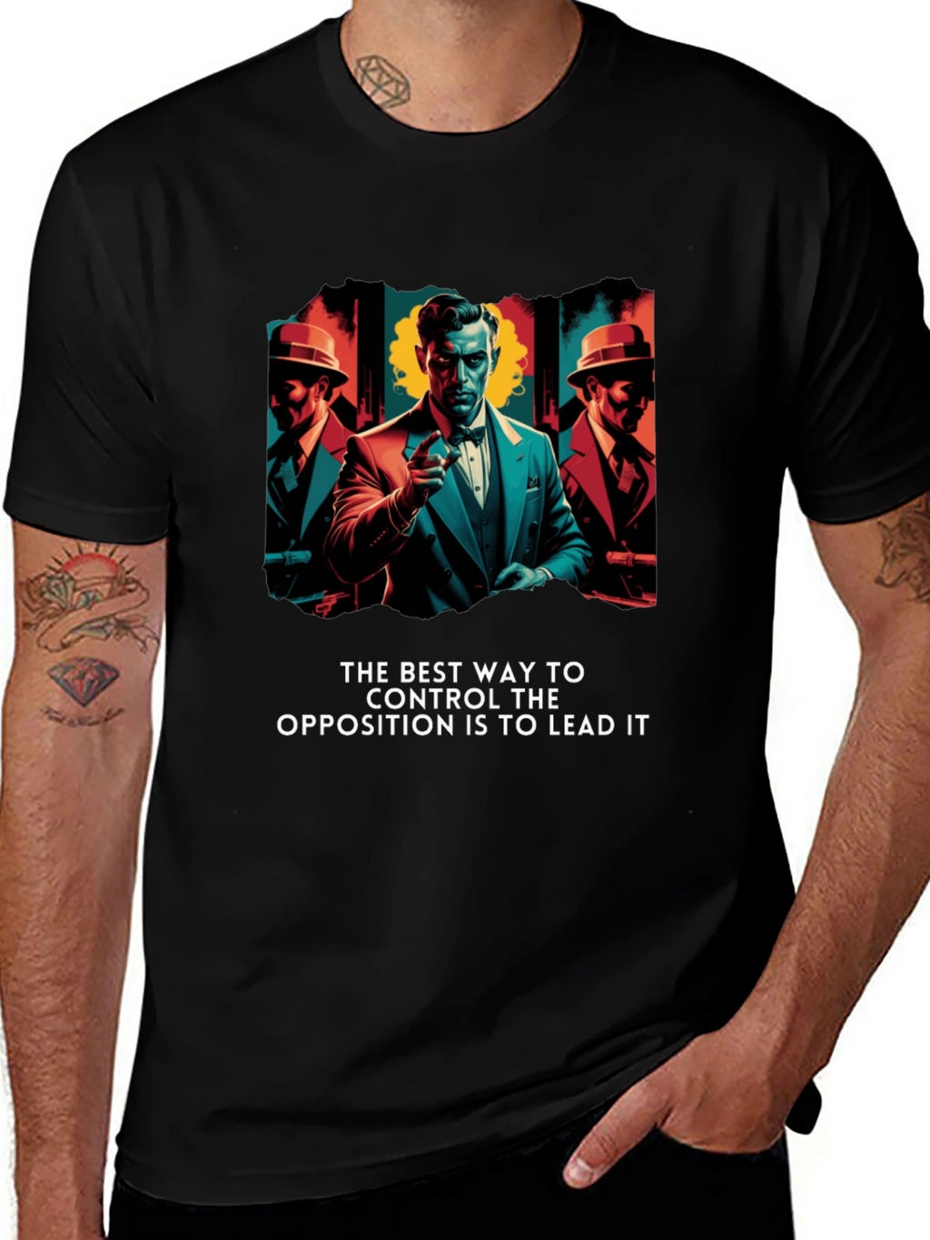 Mafia Boss T-Shirt - Control the Opposition