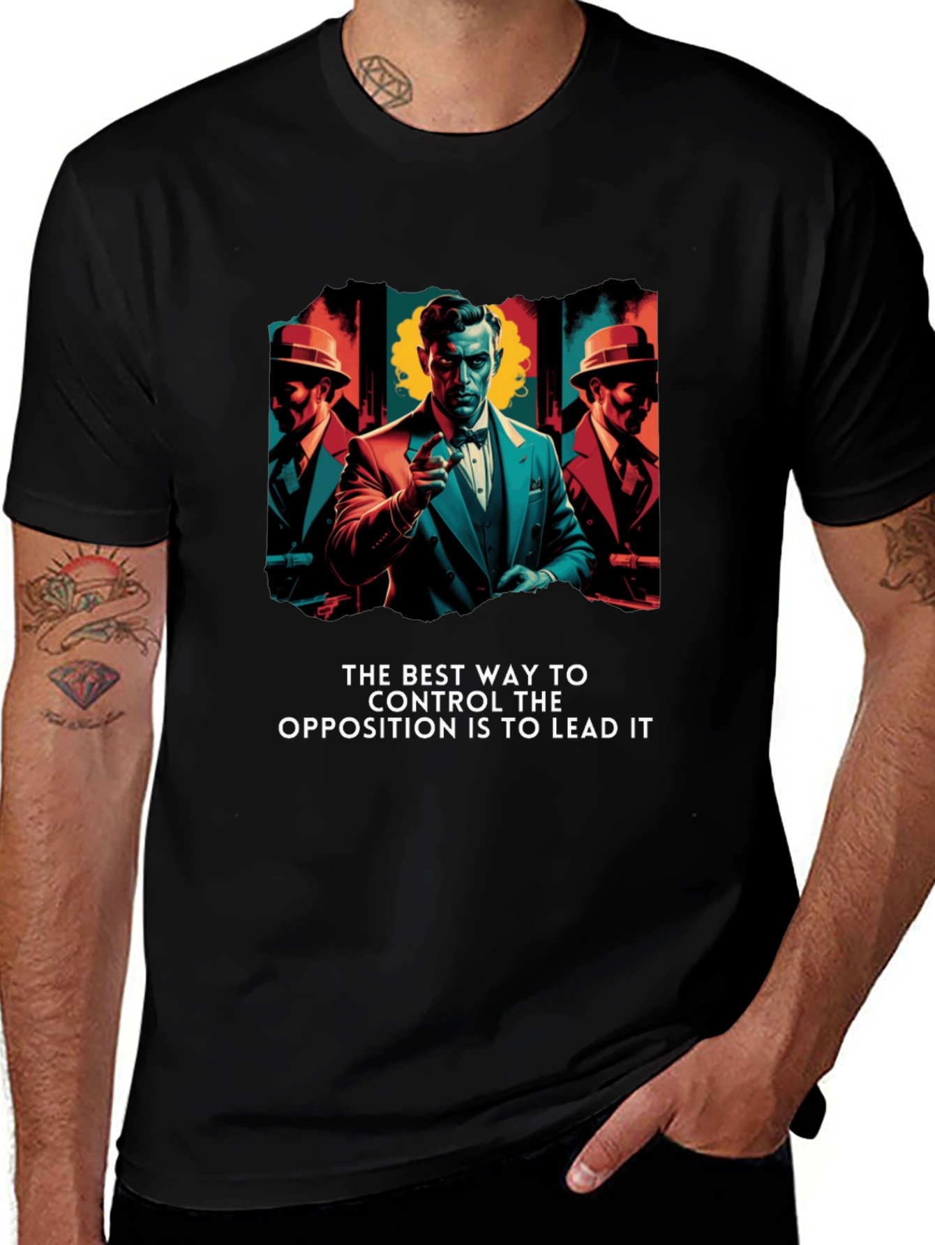 Mafia Boss T-Shirt - Control the Opposition