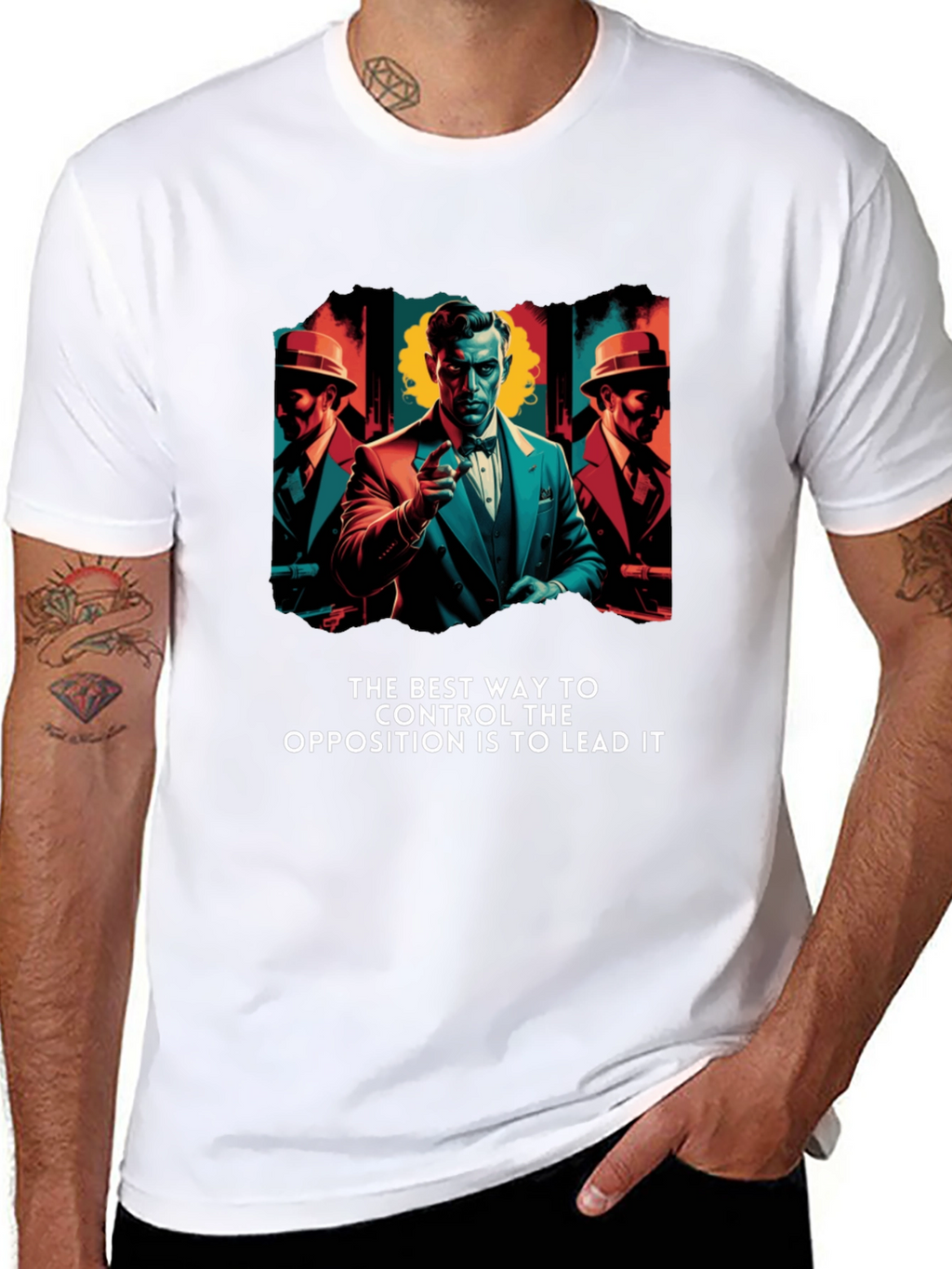 Mafia Boss T-Shirt - Control the Opposition