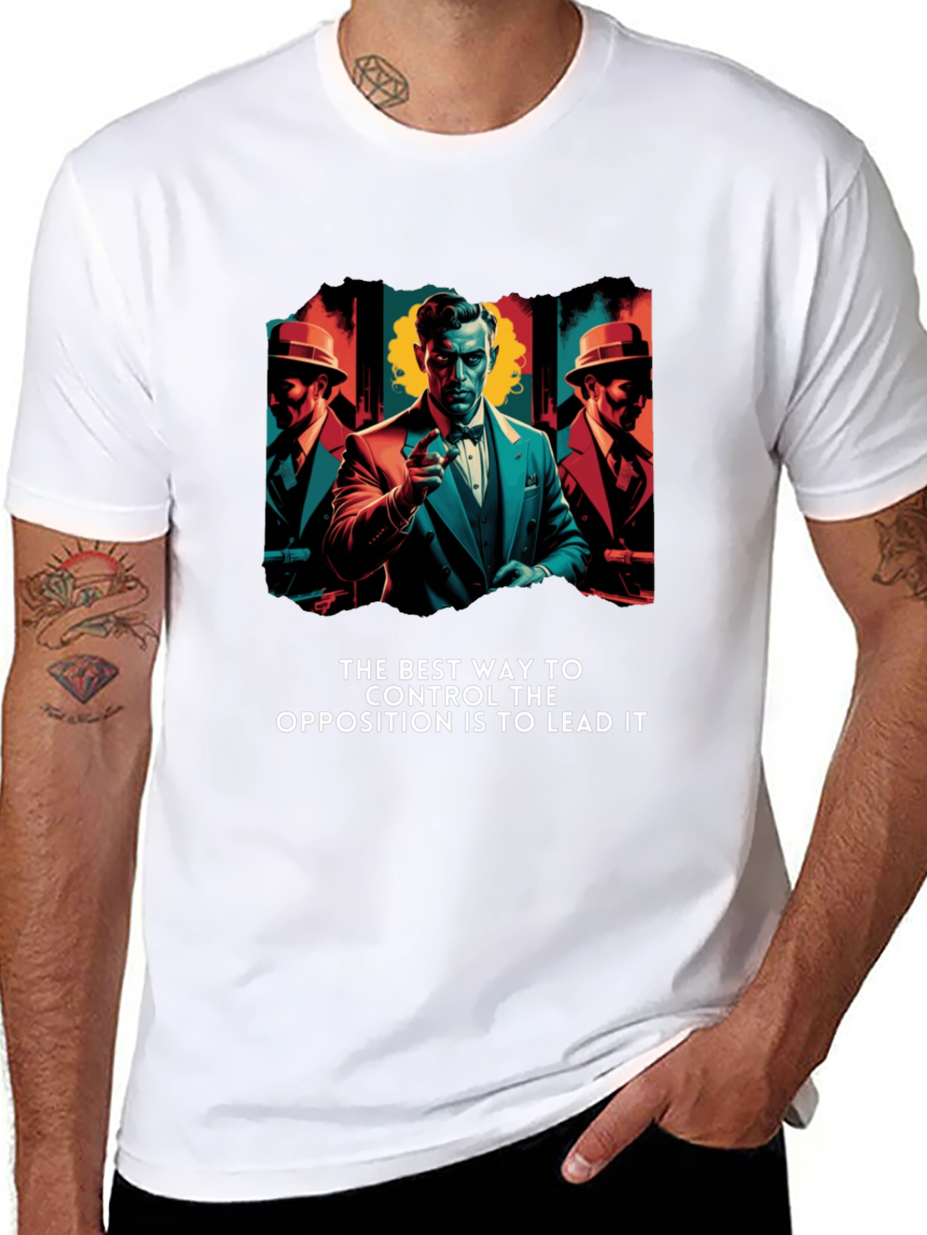 Mafia Boss T-Shirt - Control the Opposition