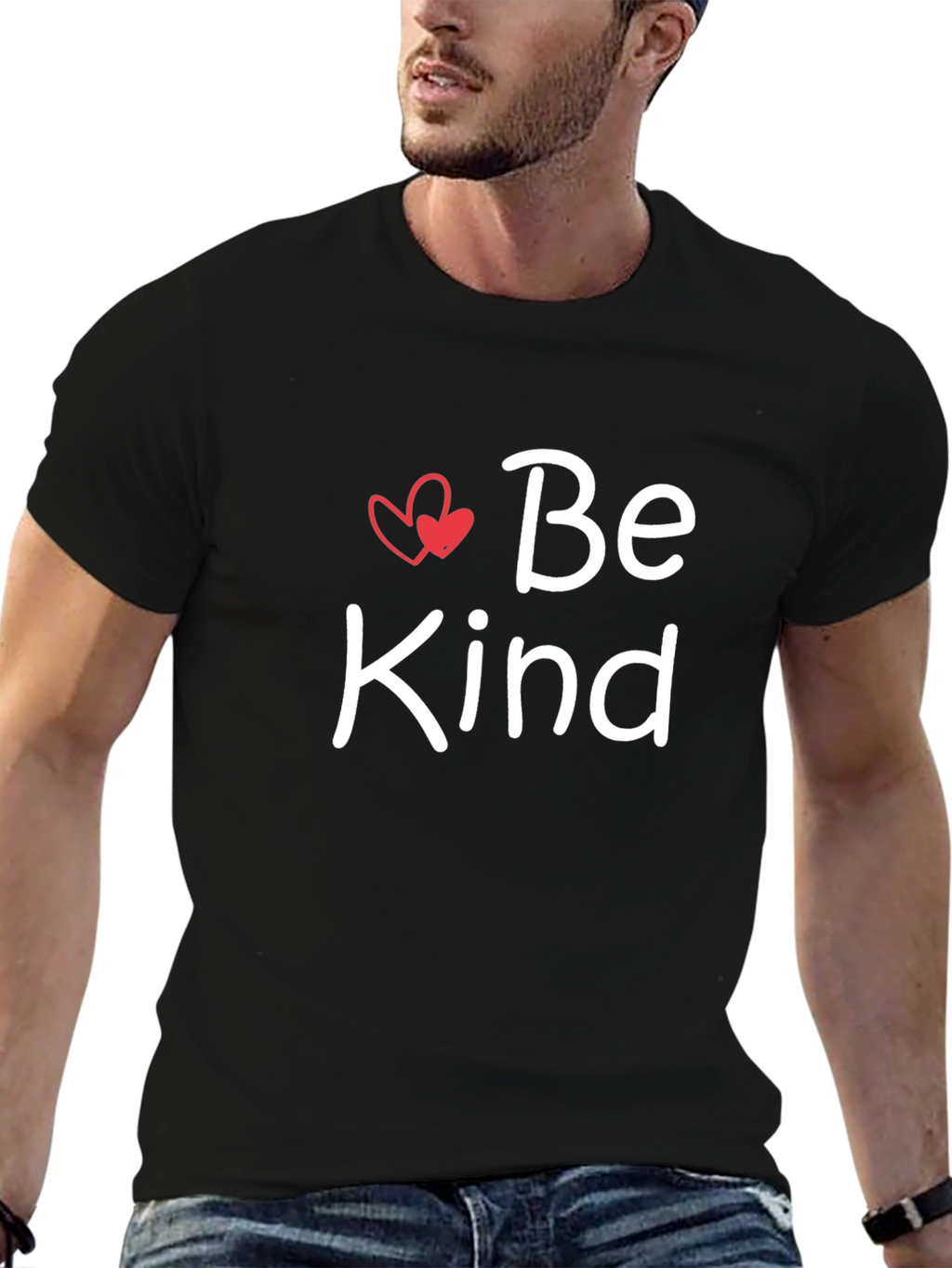 Be Kind Graphic Tee - Black