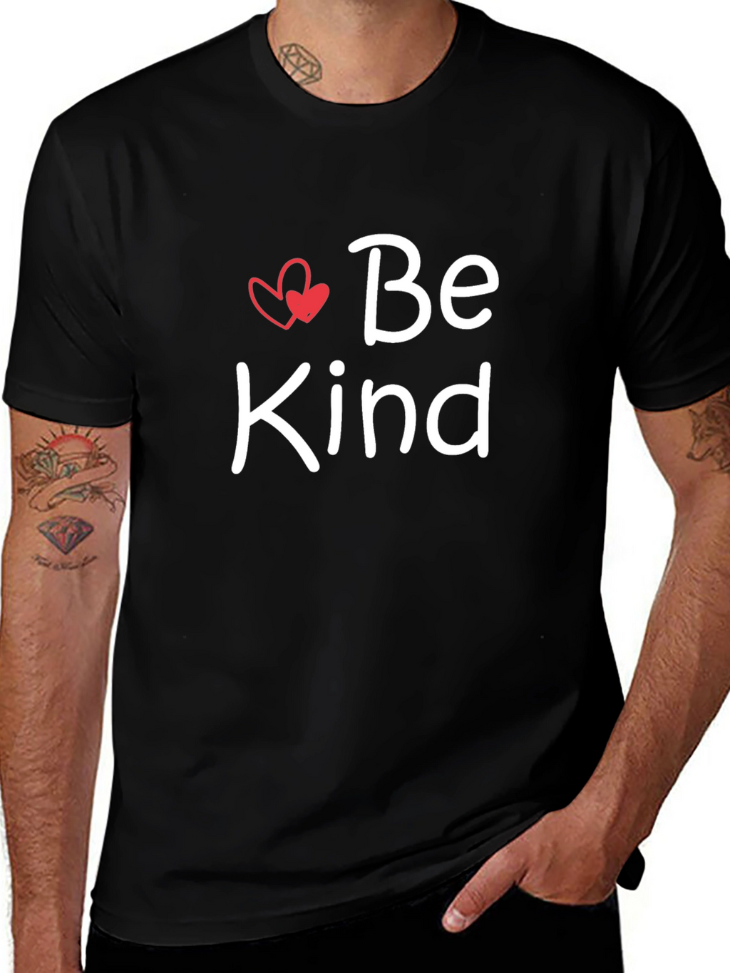 Be Kind Graphic Tee - Black