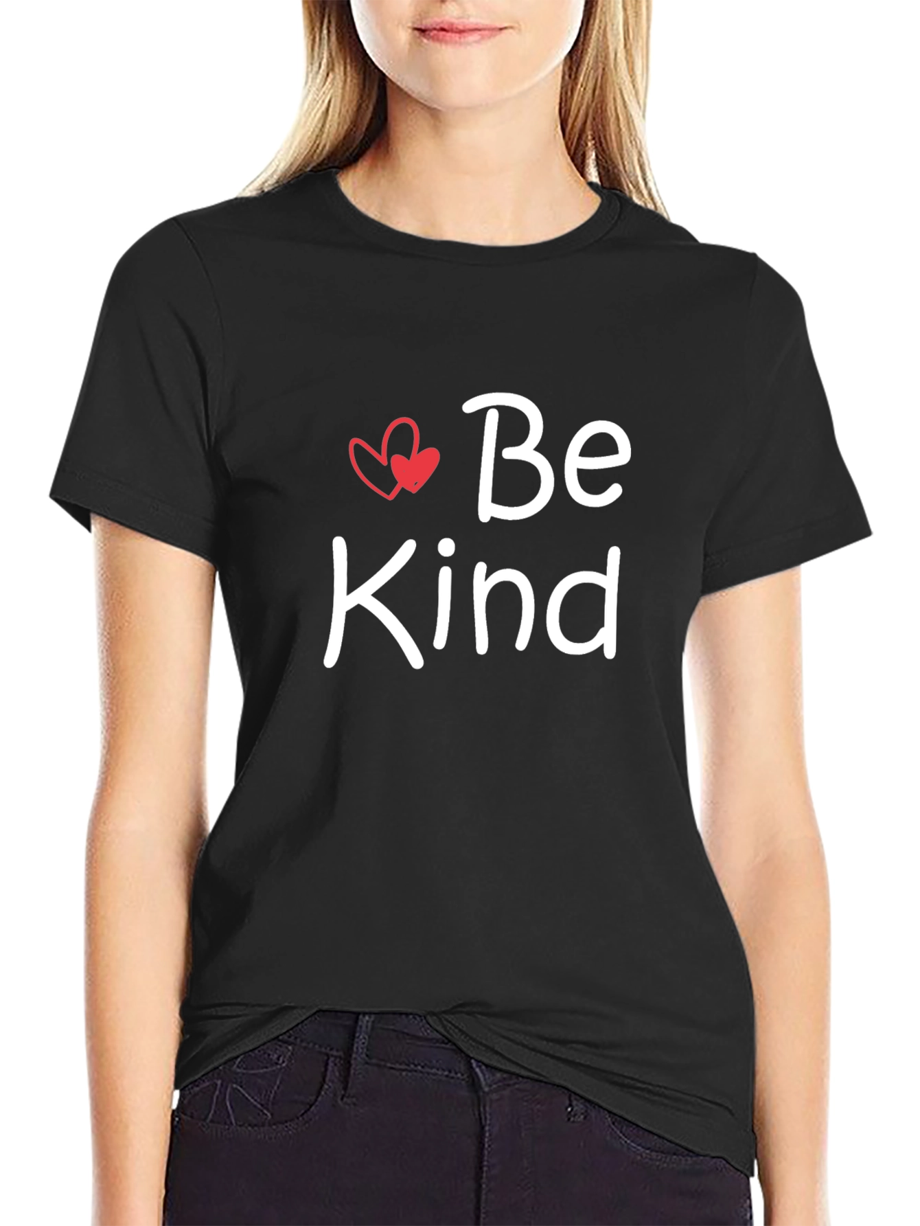 Be Kind Graphic Tee - Black