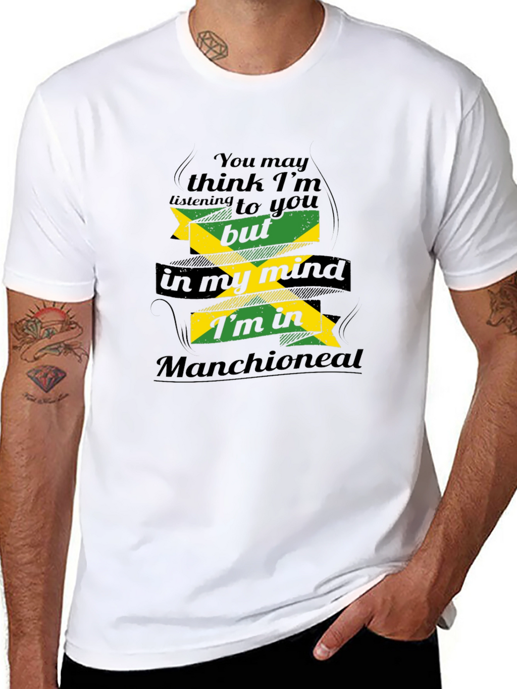 Manchioneal Mind T-Shirt - Jamaican Pride Tee