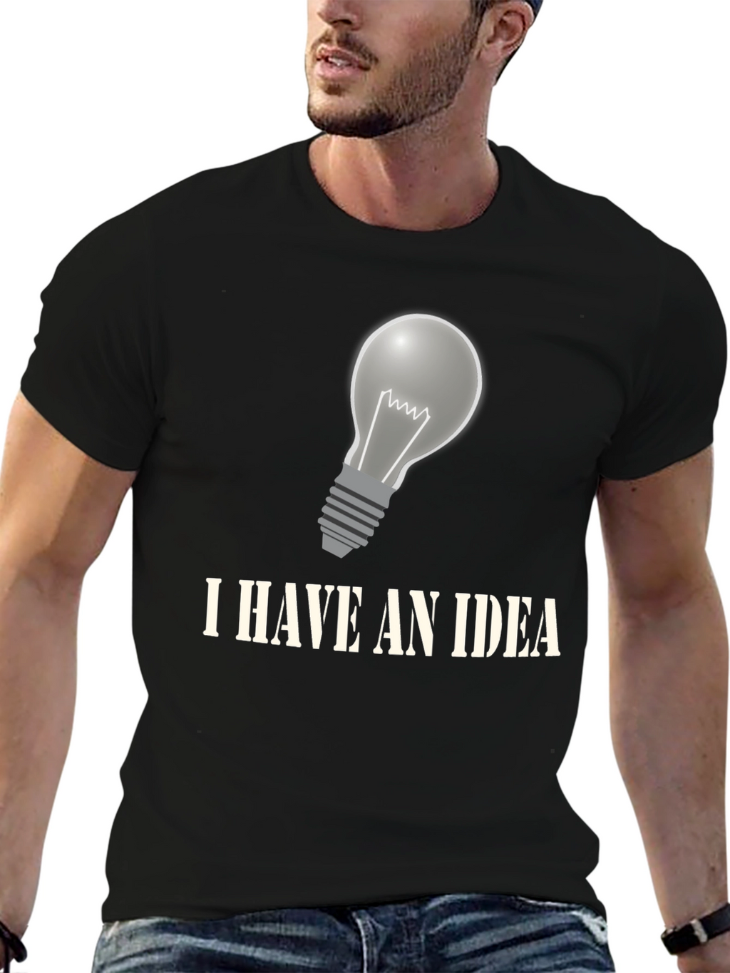 I Have An Idea Graphic T-Shirt - Novelty Design