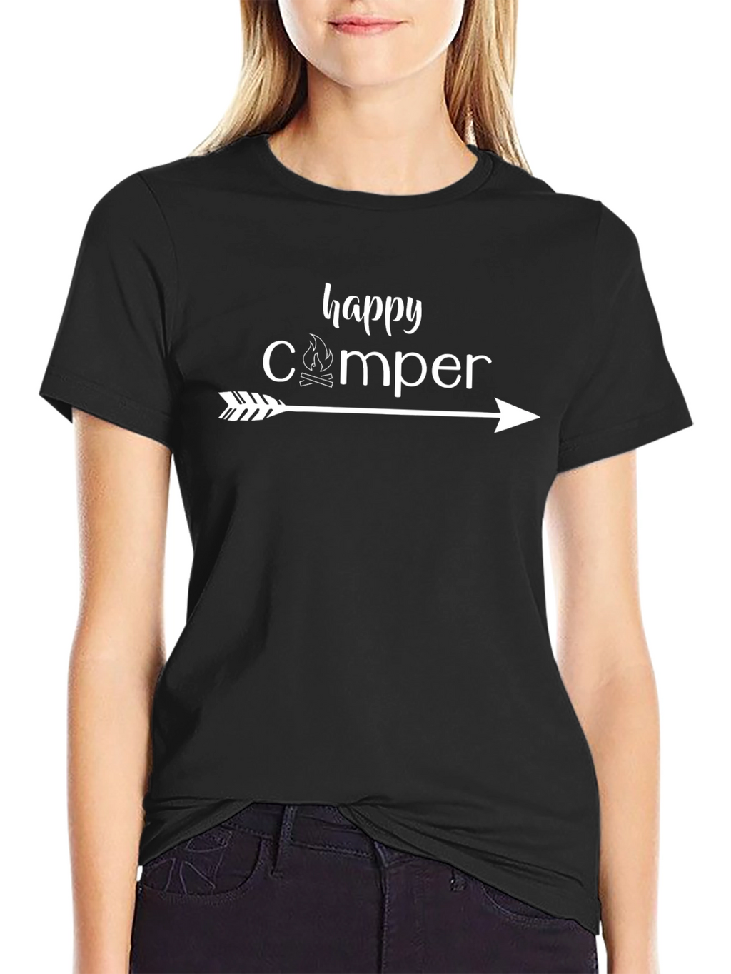 Happy Camper T-Shirt - Camping Adventure Apparel