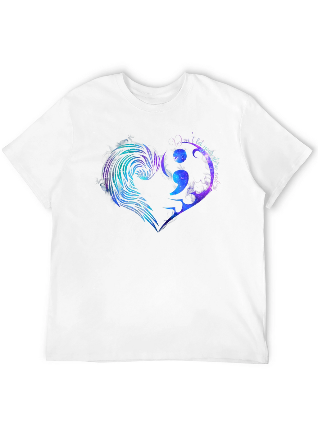 Semicolon Heart Graphic Tee - Hope & Support