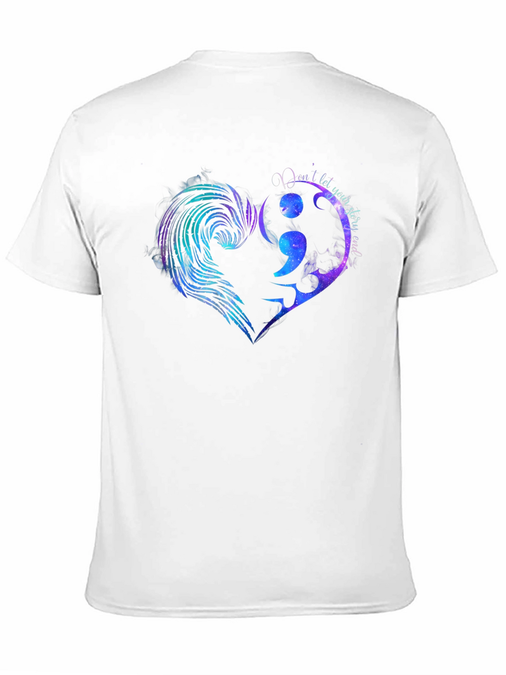 Semicolon Heart Graphic Tee - Hope & Support