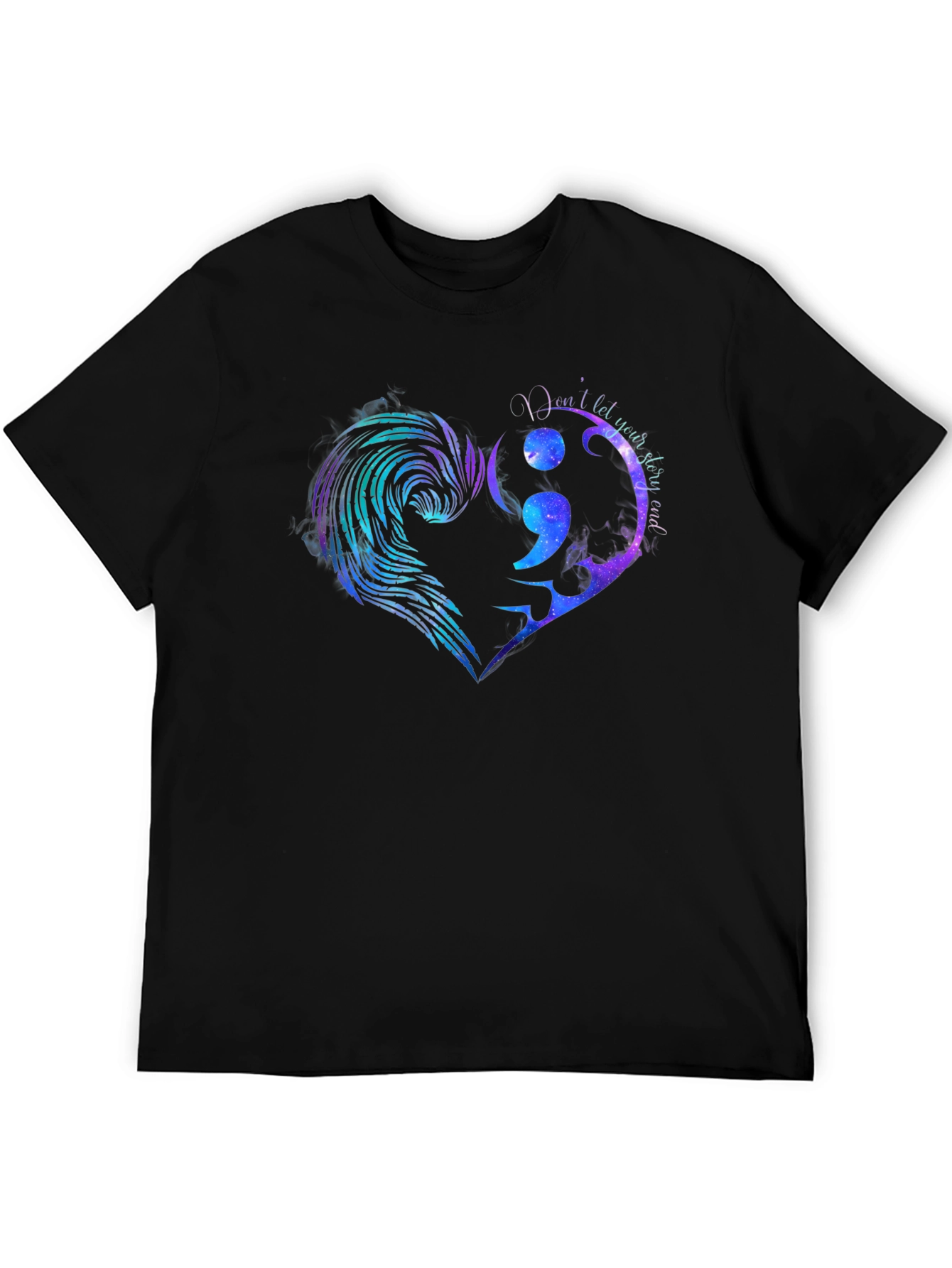 Semicolon Heart Graphic Tee - Hope & Support
