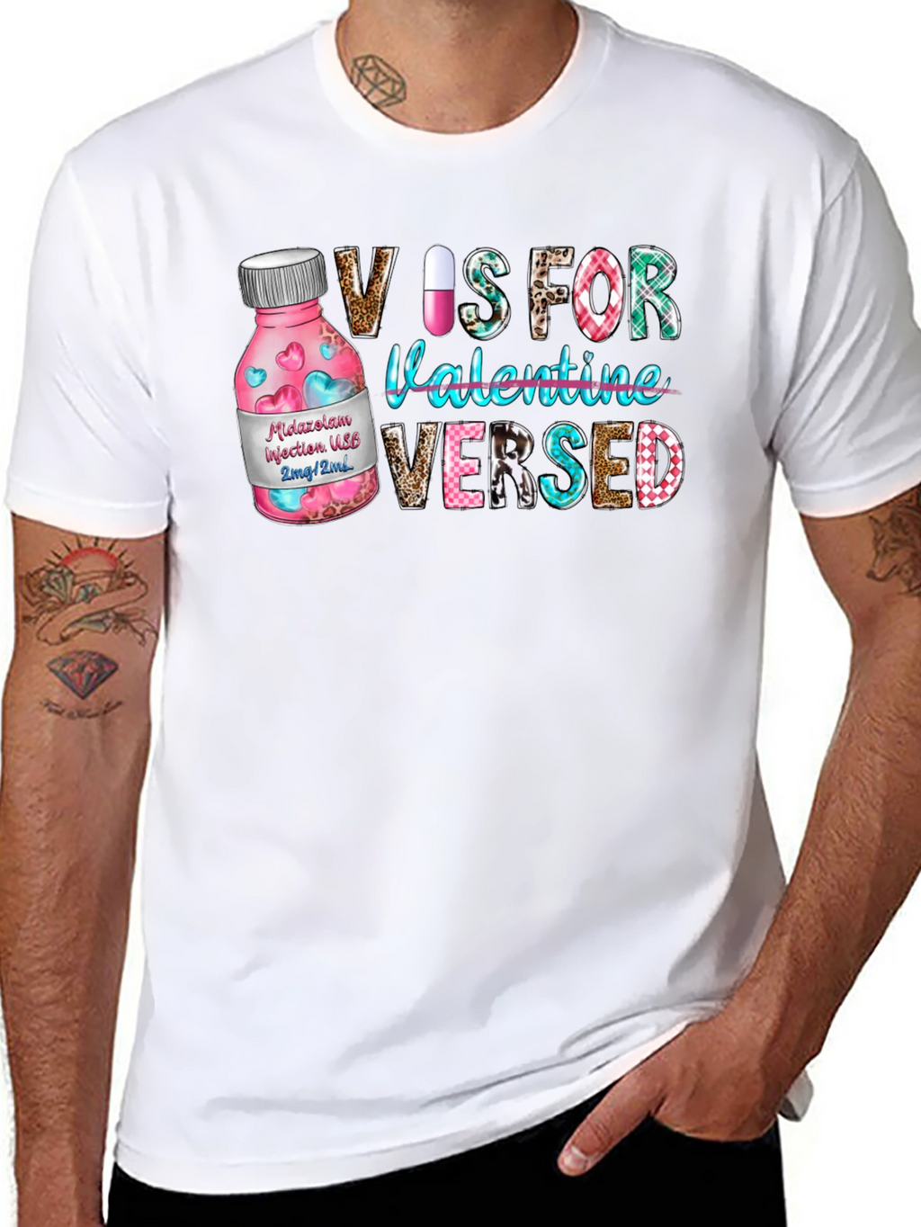 V is for Valentine Versed T-Shirt