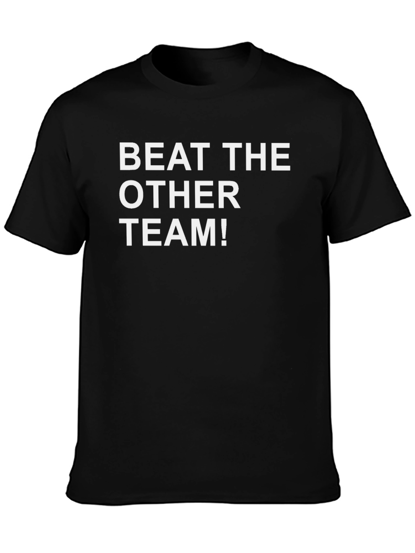 Beat The Other Team! Black Graphic Tee