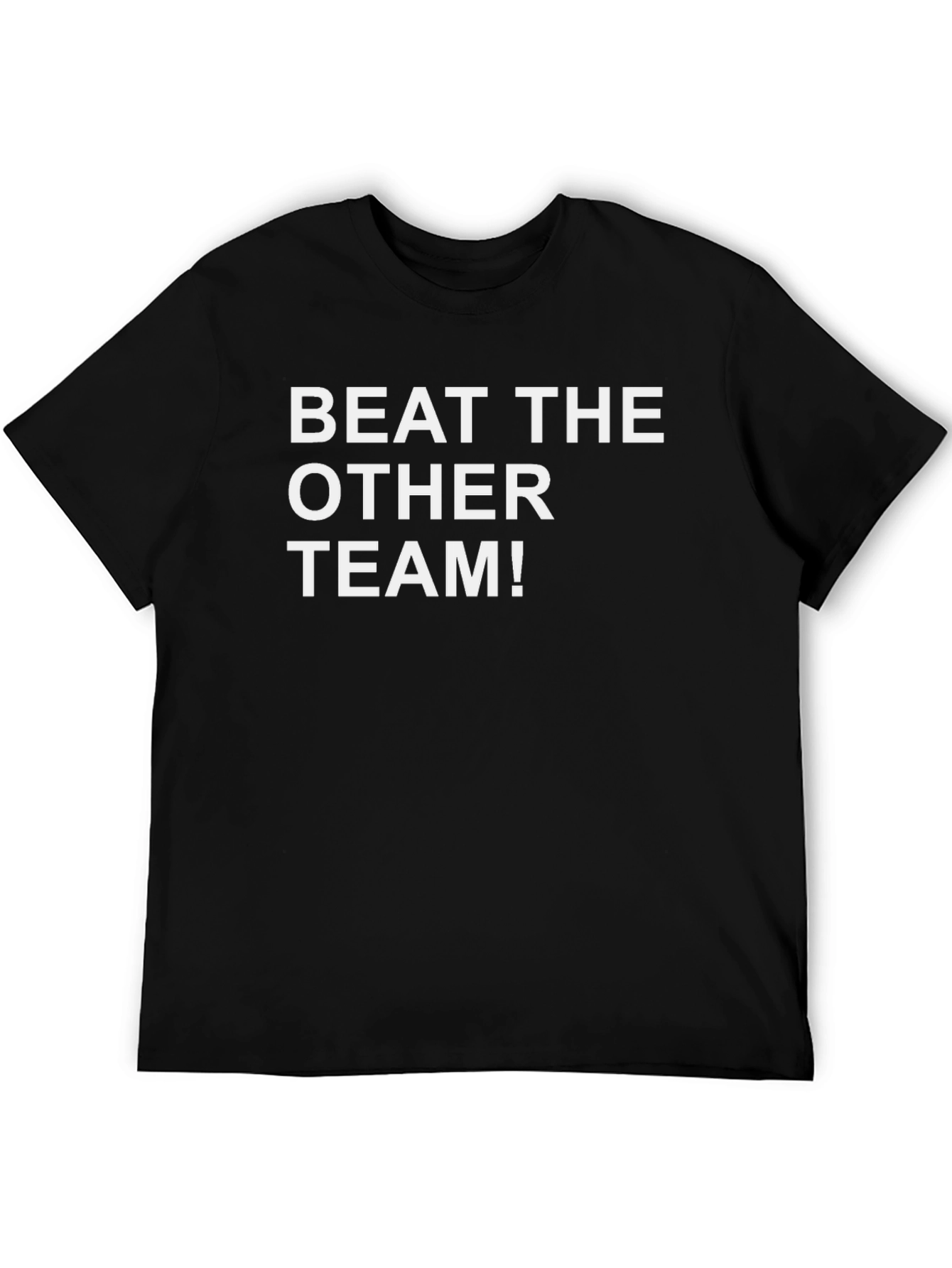 Beat The Other Team! Black Graphic Tee