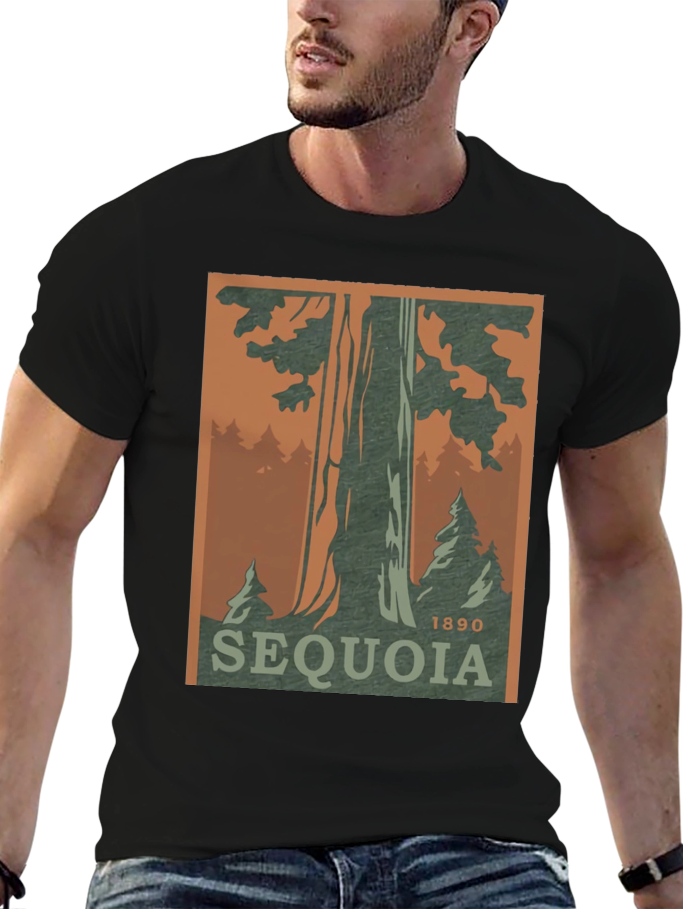 Sequoia National Park T-Shirt 1890 Vintage Style