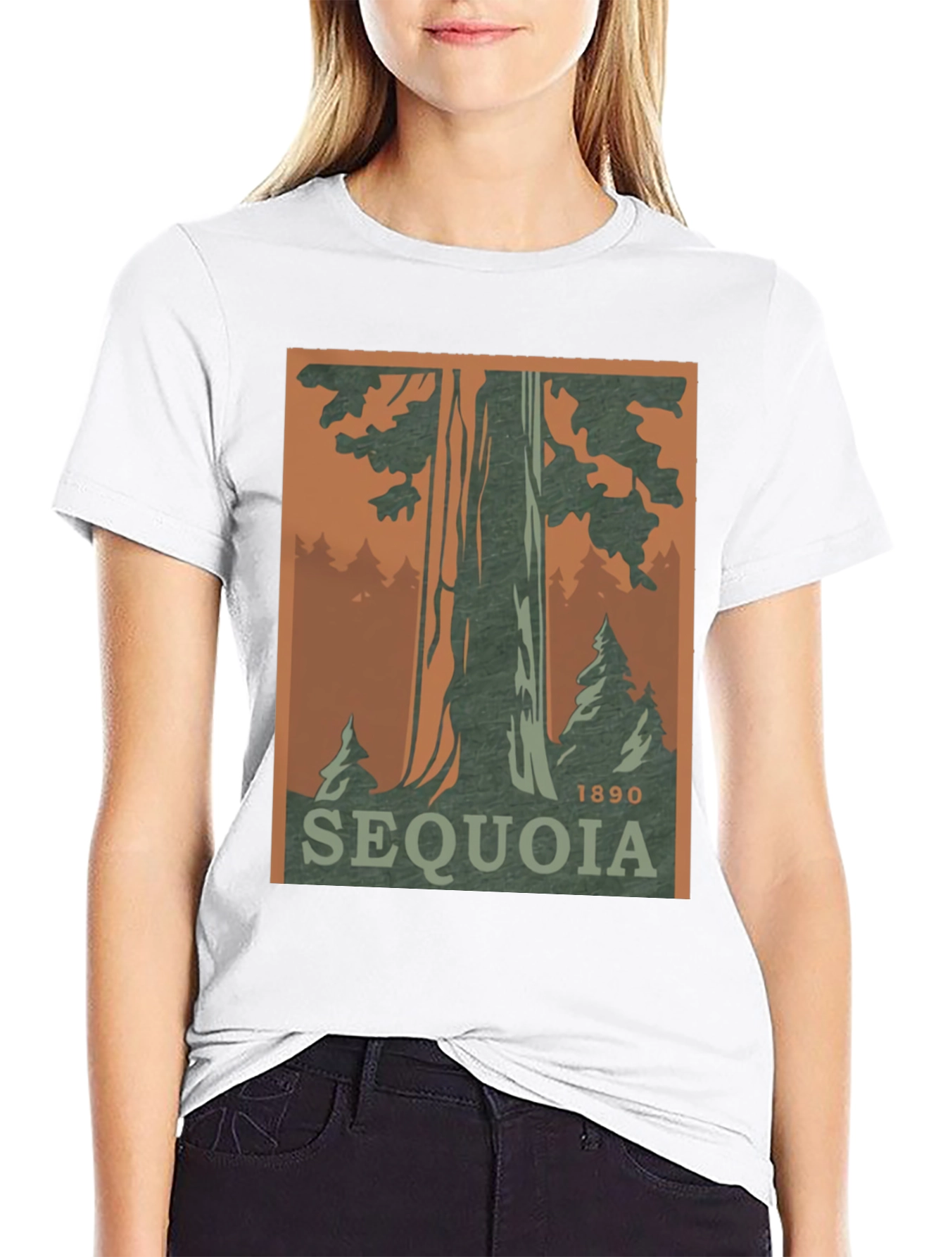 Sequoia National Park T-Shirt 1890 Vintage Style